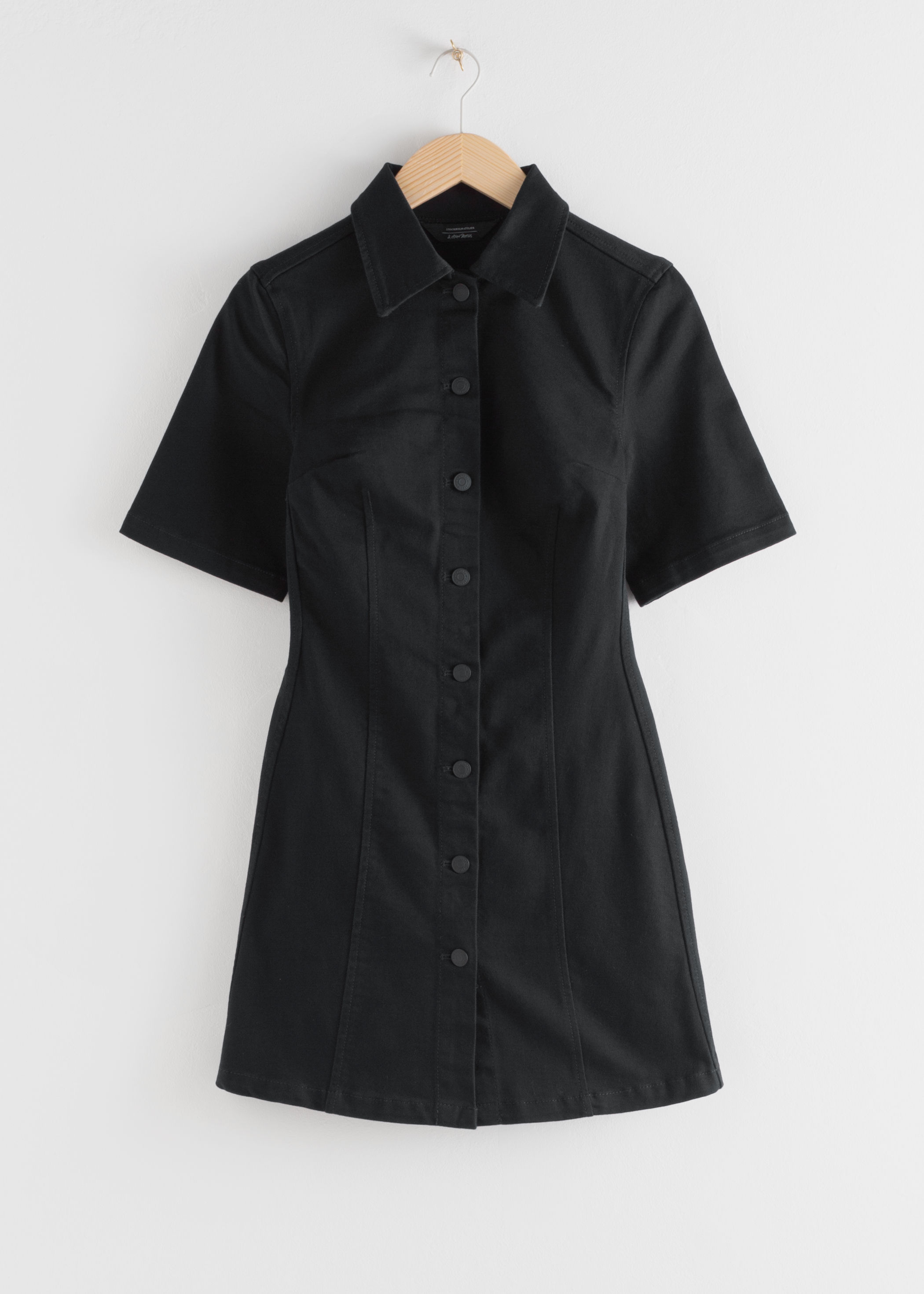 and other stories denim dress