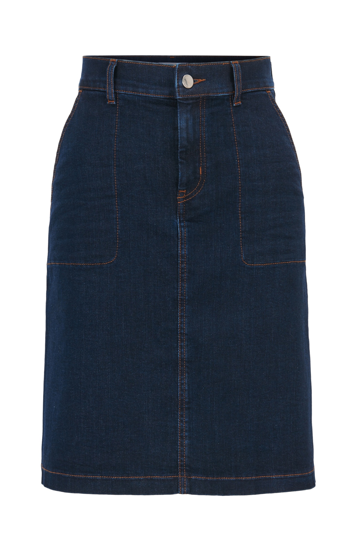 hugo boss denim skirt