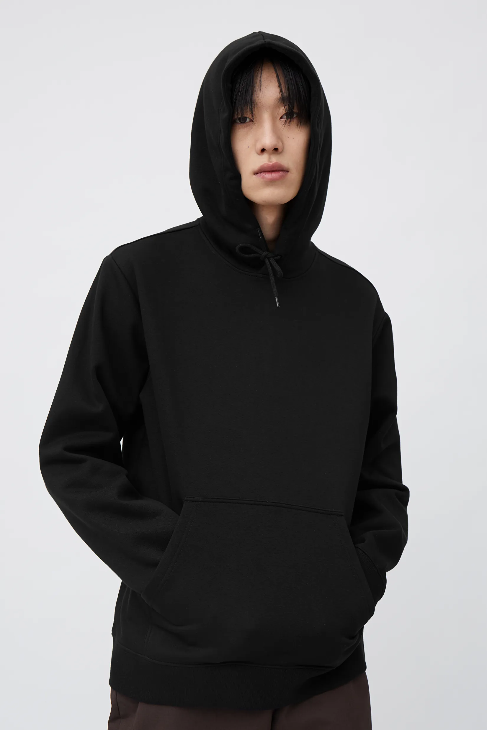 weekday hoodie black