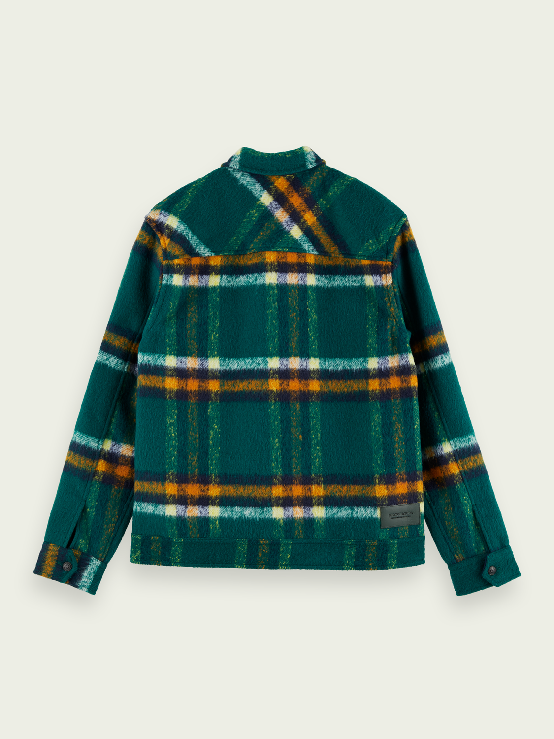 checked trucker jacket