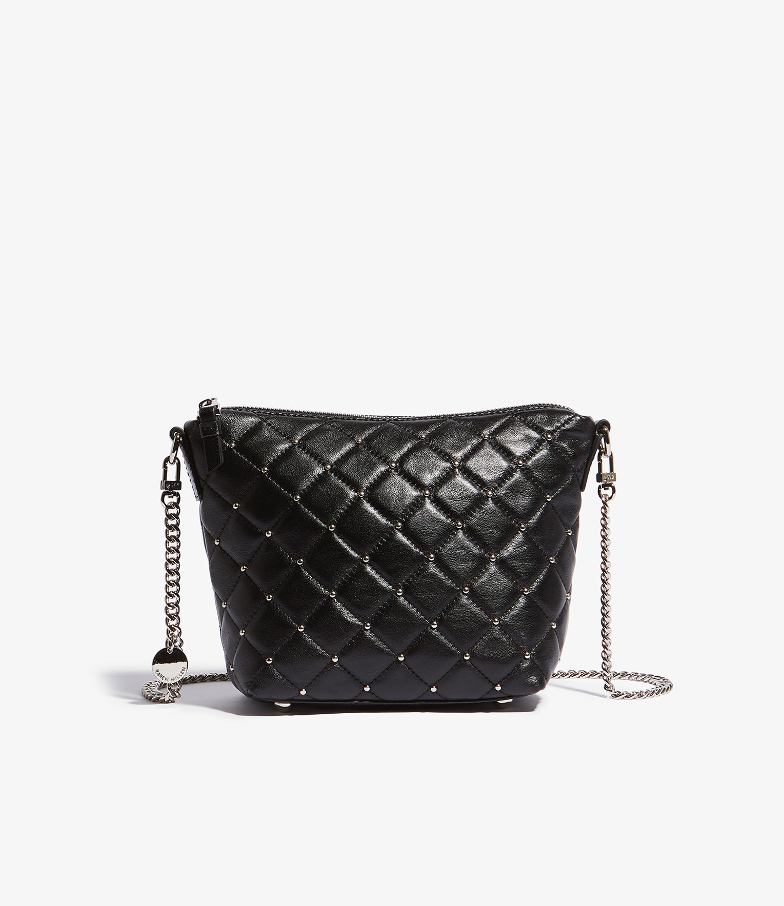 karen millen black quilted bag