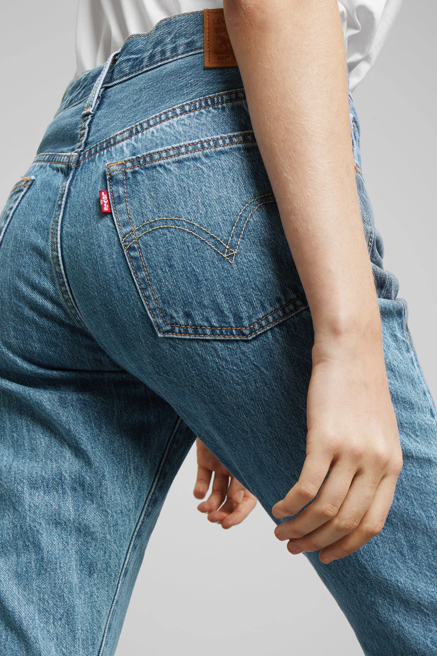 501 skinny rolling dice jeans