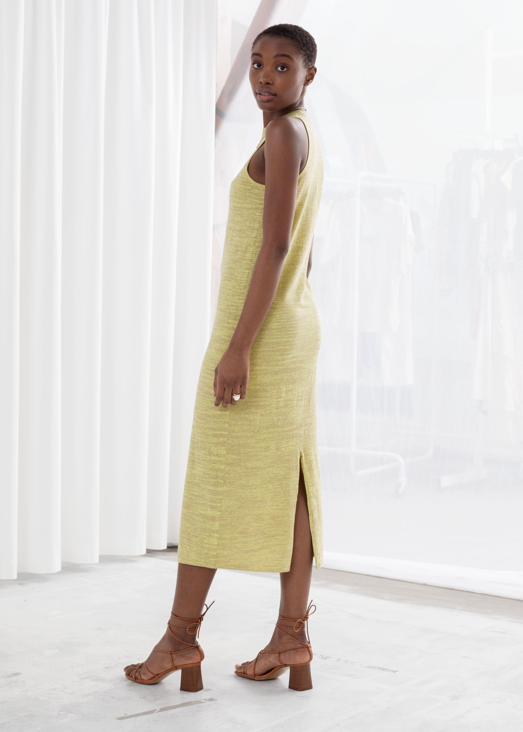 knit midi dress