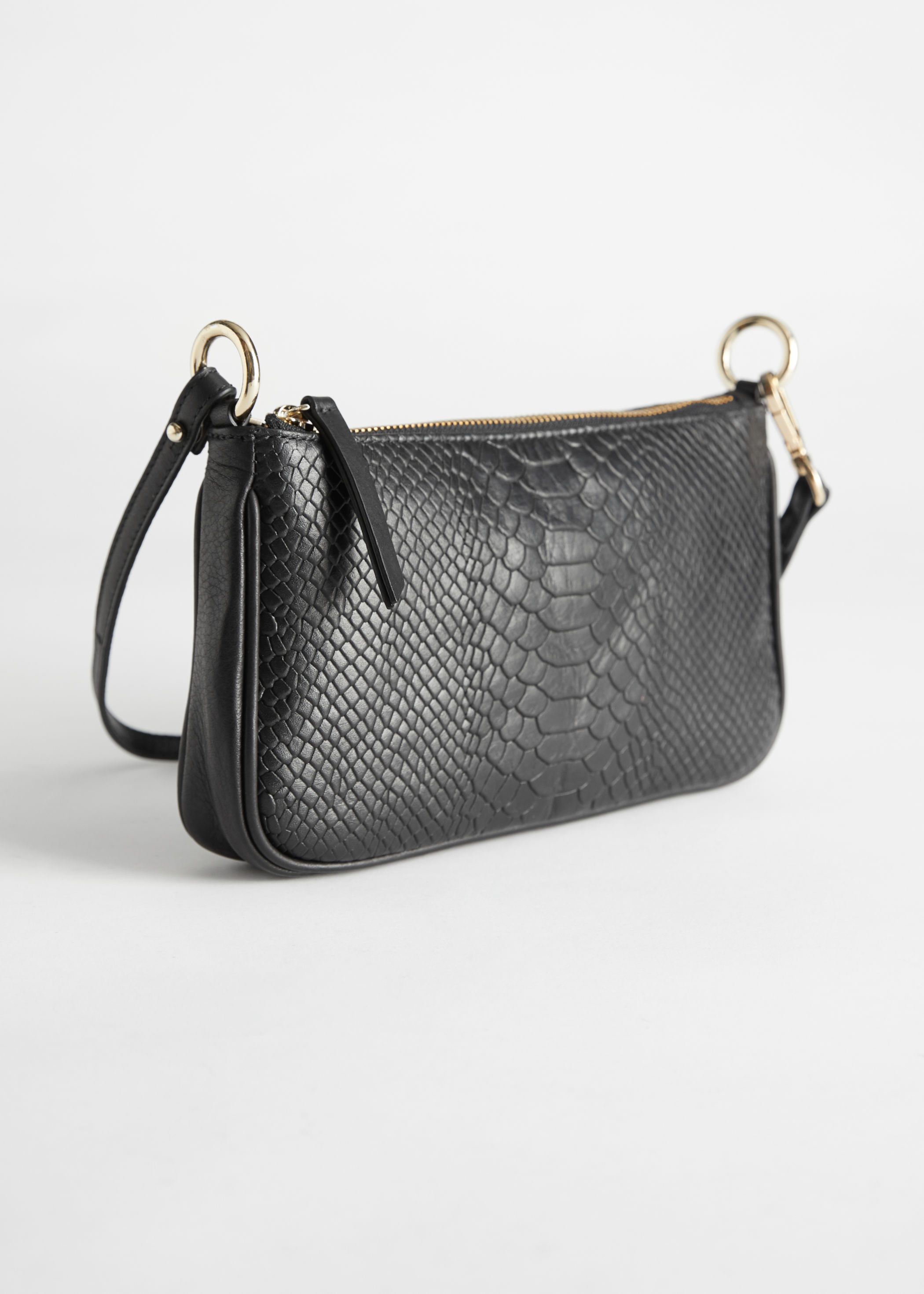 leather croc bag