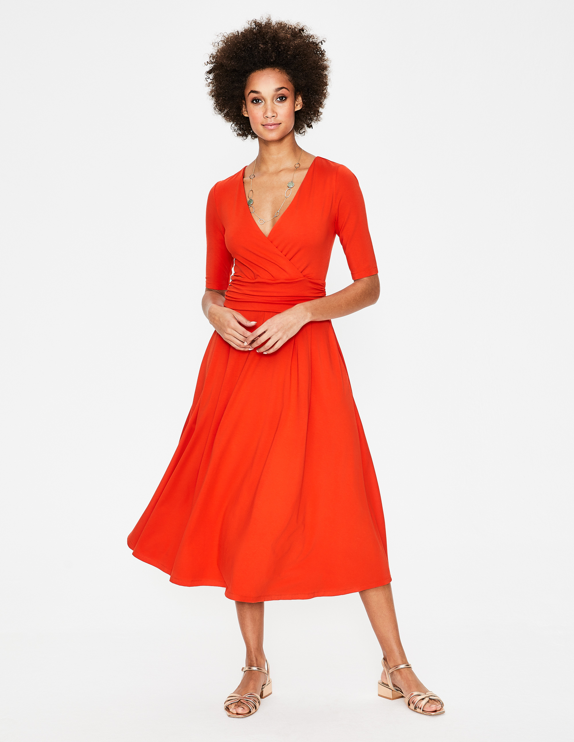 kassidy jersey midi dress