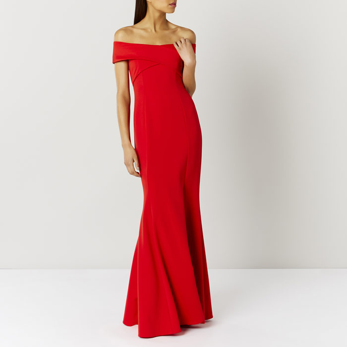 coast red maxi dress