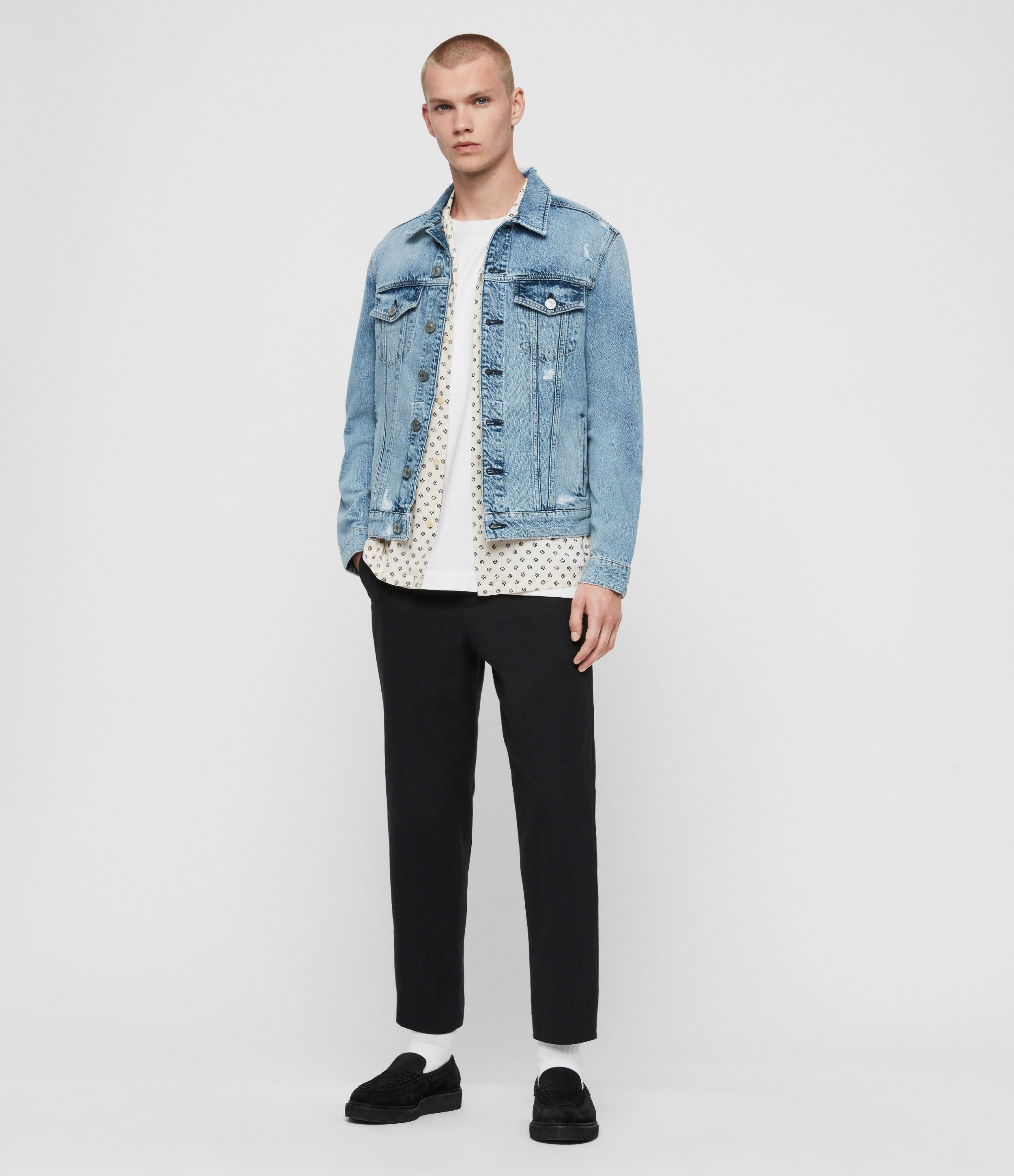 all saints denim jackets