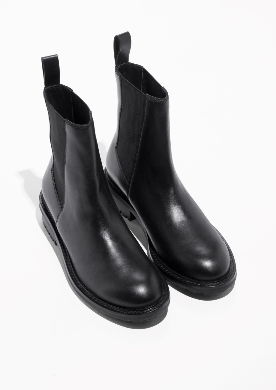 leather chelsea boots