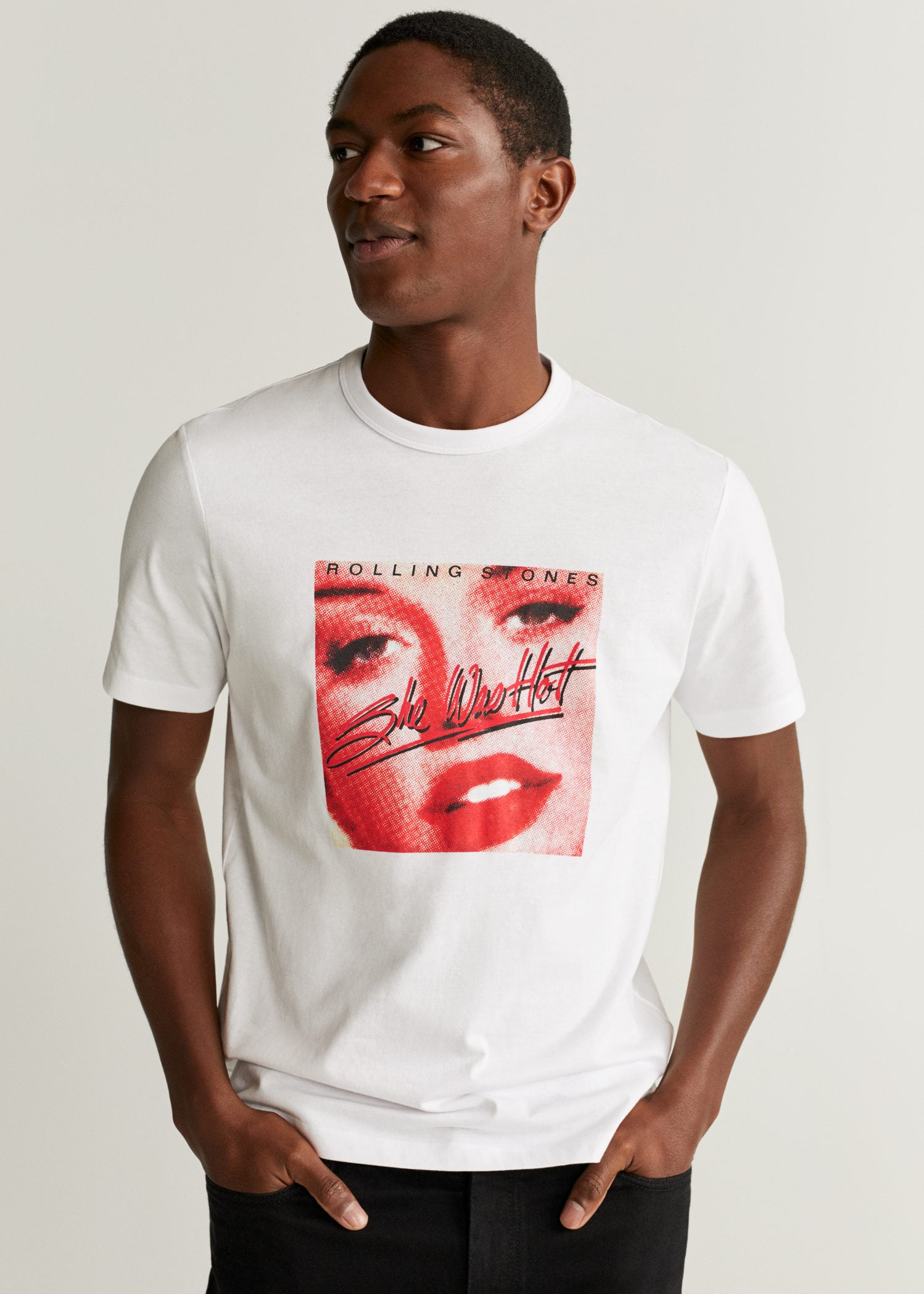 mango rolling stones sweatshirt
