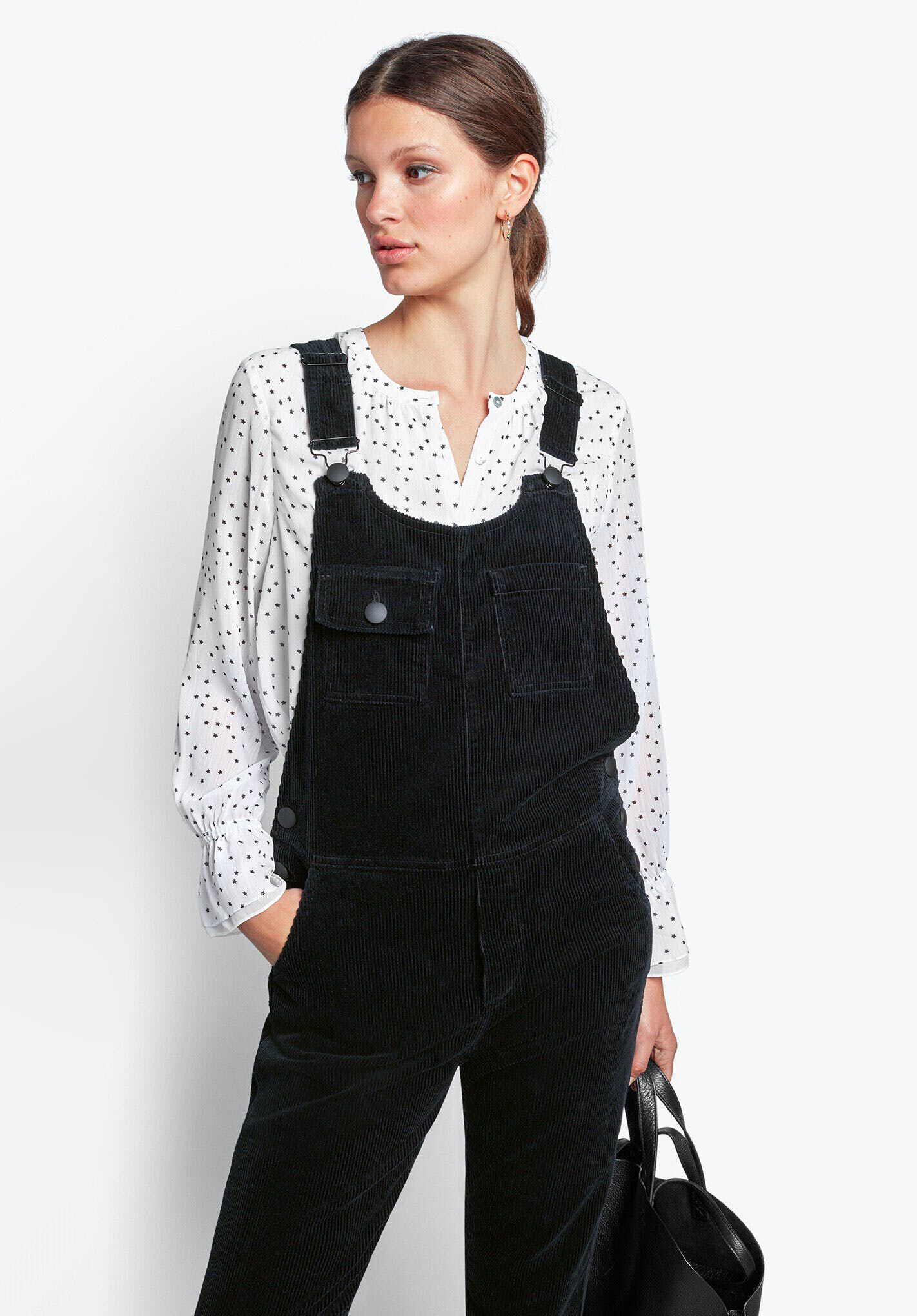 black cord dungarees