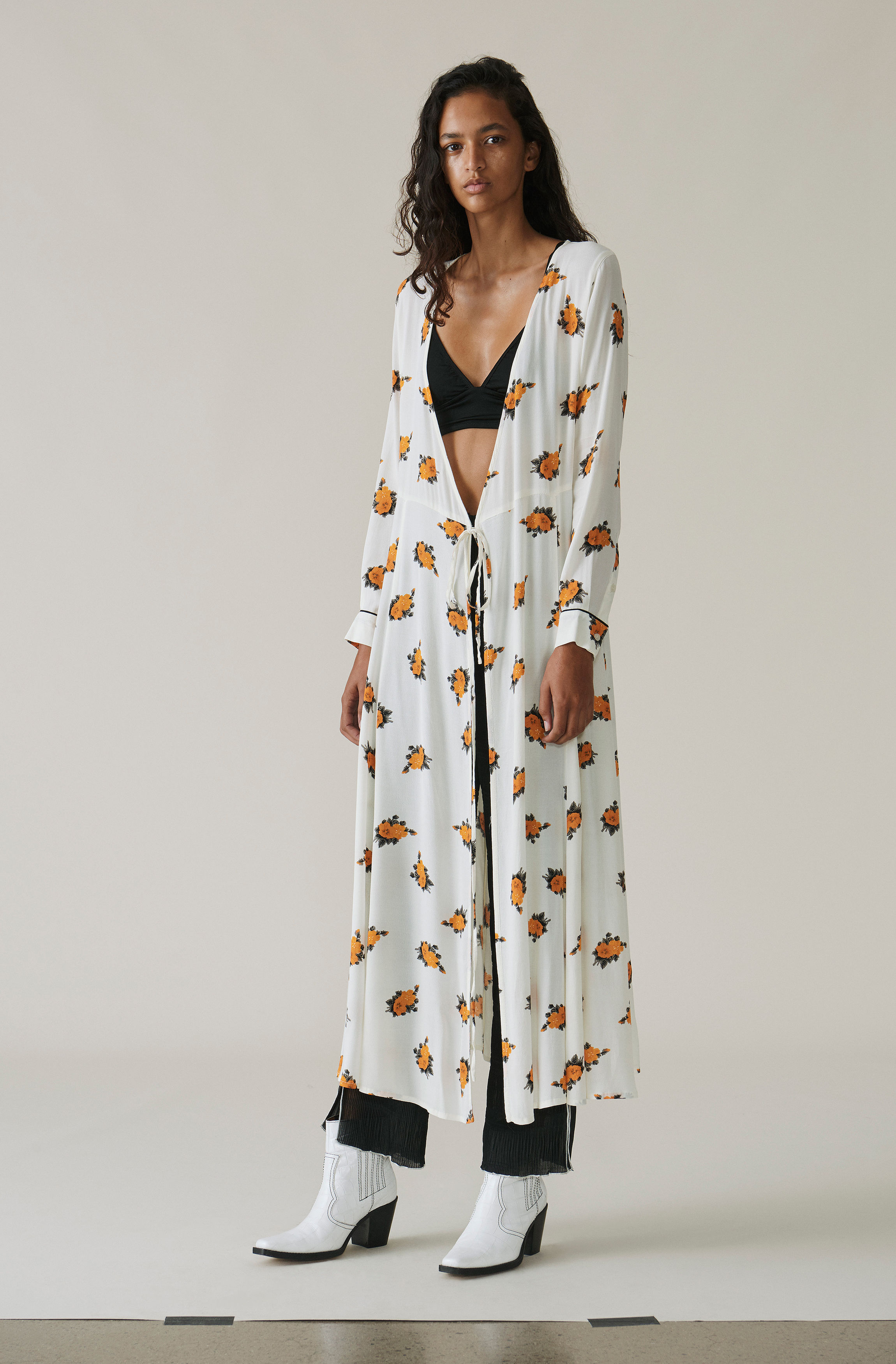 Roseburg Crepe Wrap Dress | Endource