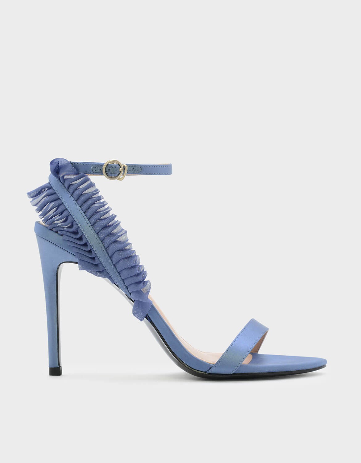 charles and keith blue heels