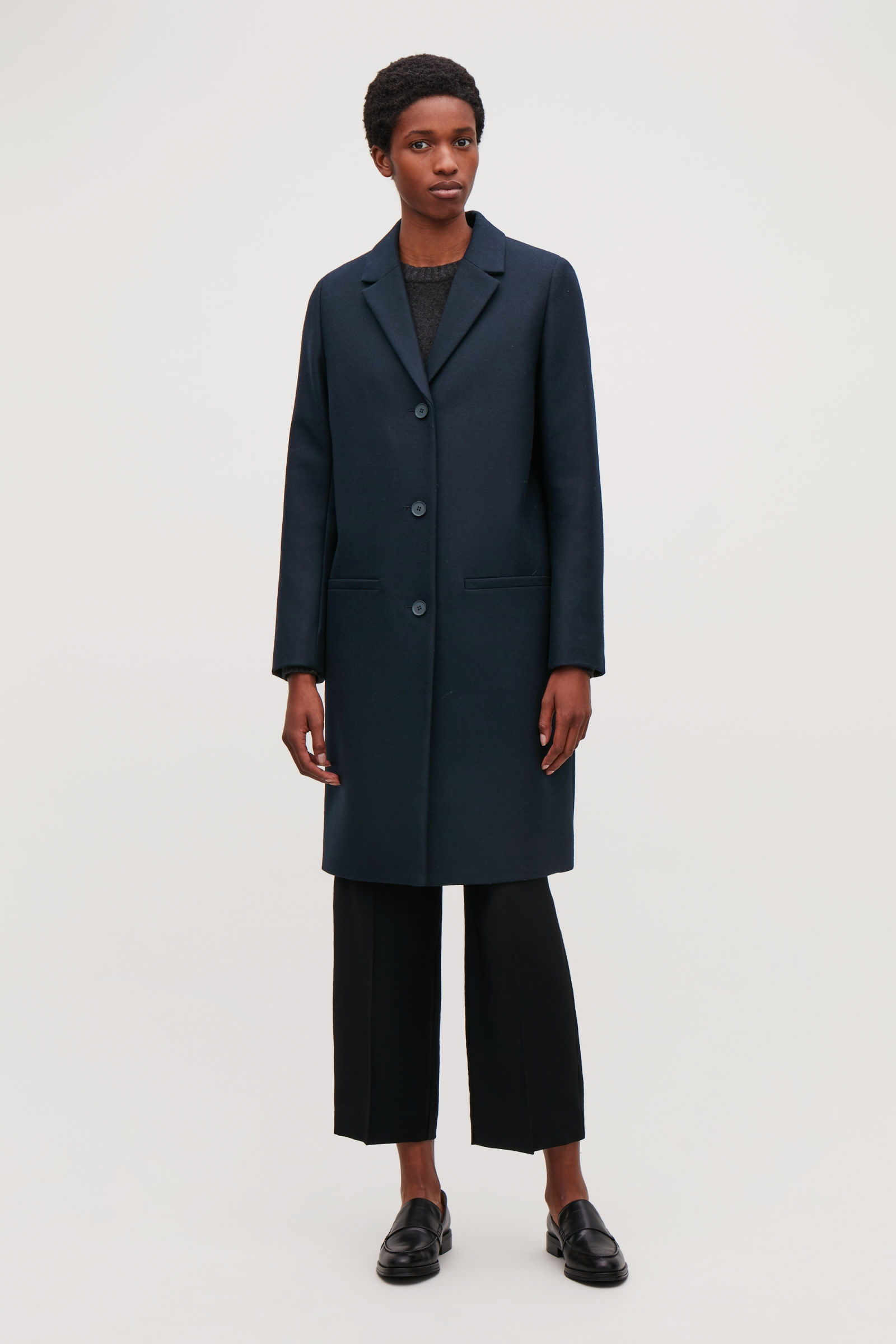 tailored wool coat