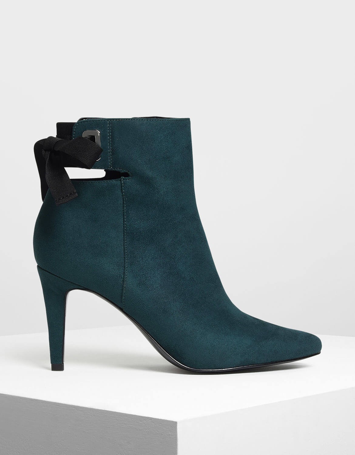 teal ankle boots