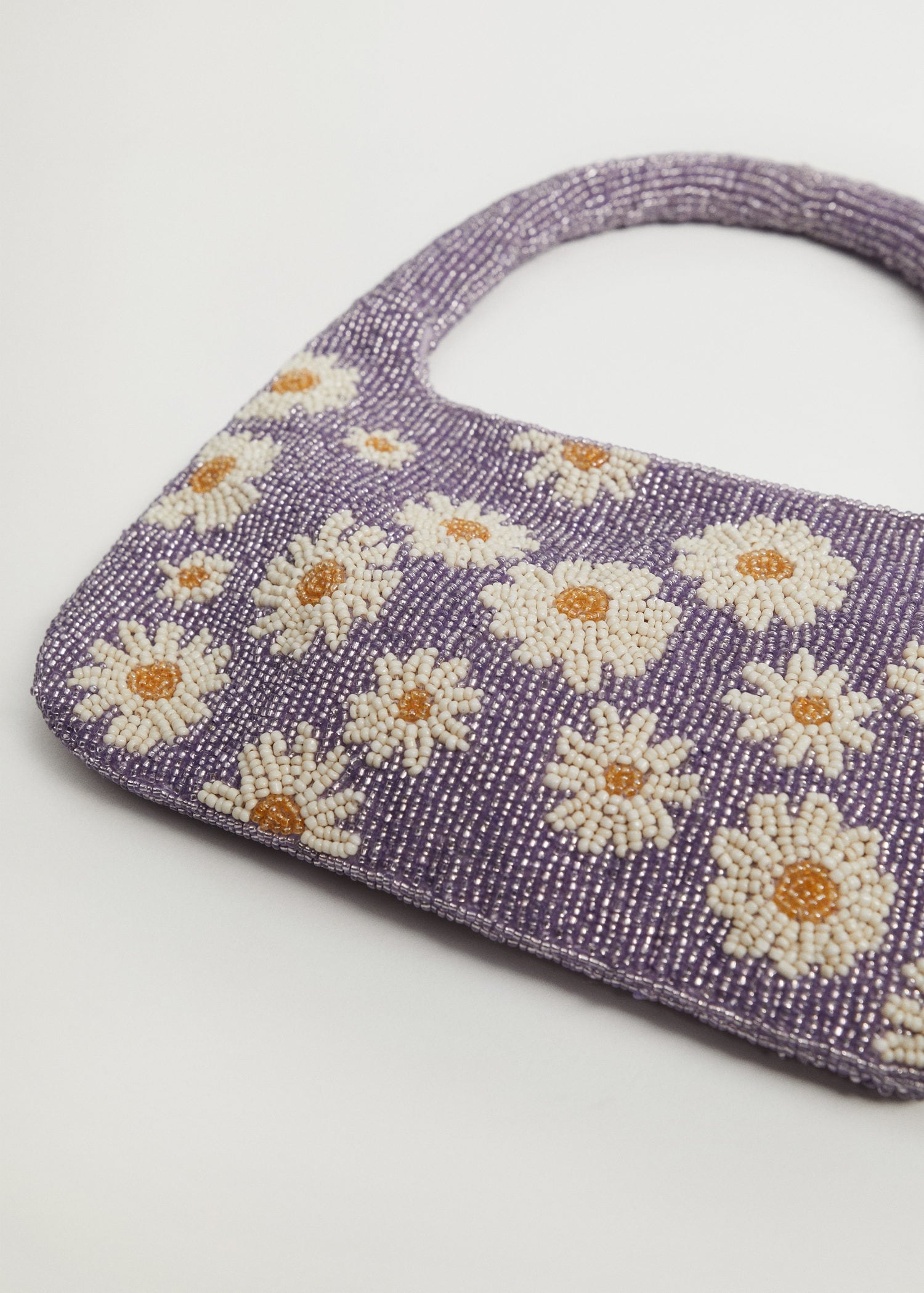 flower beaded bag