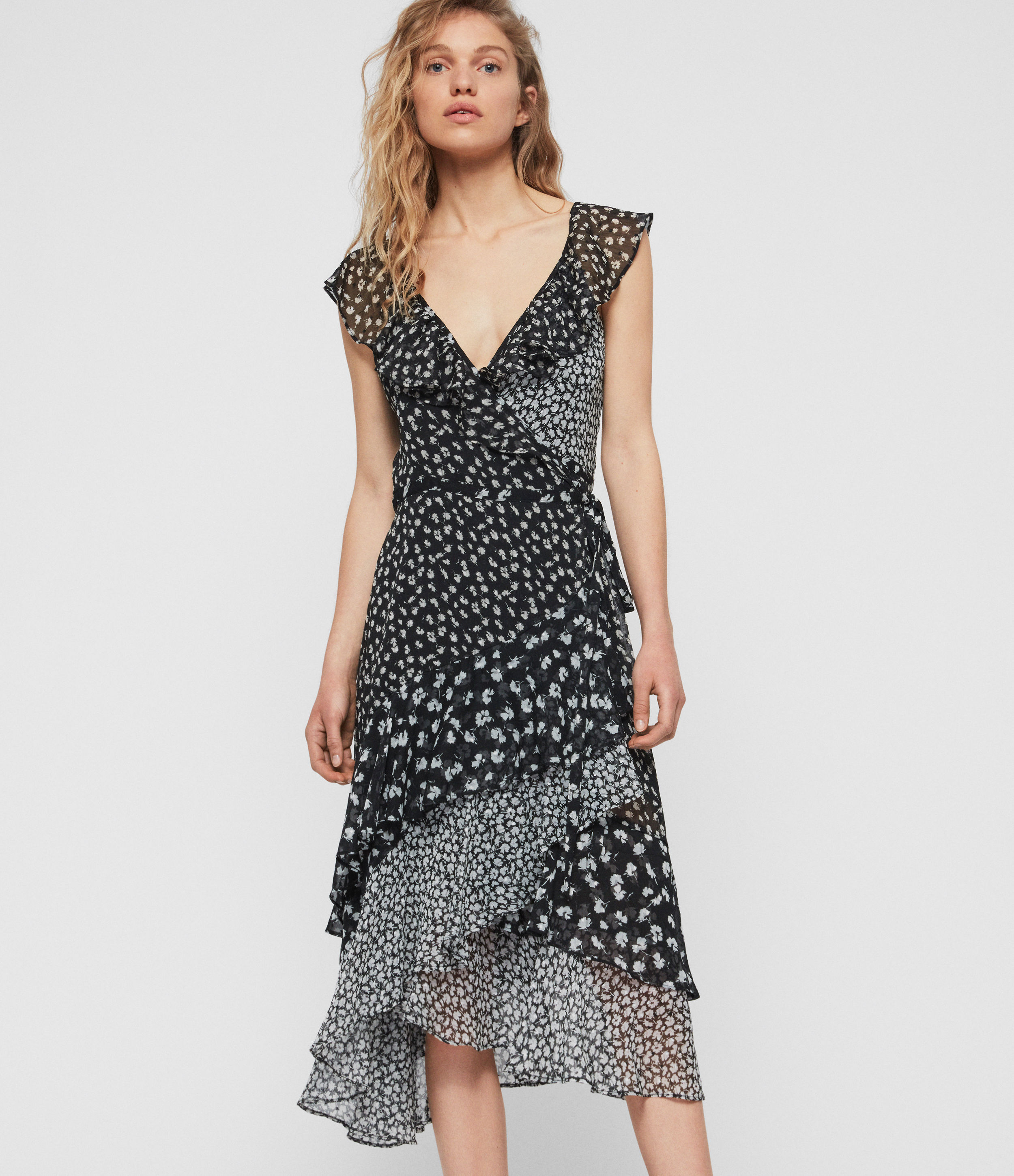 all saints kari scatter dress