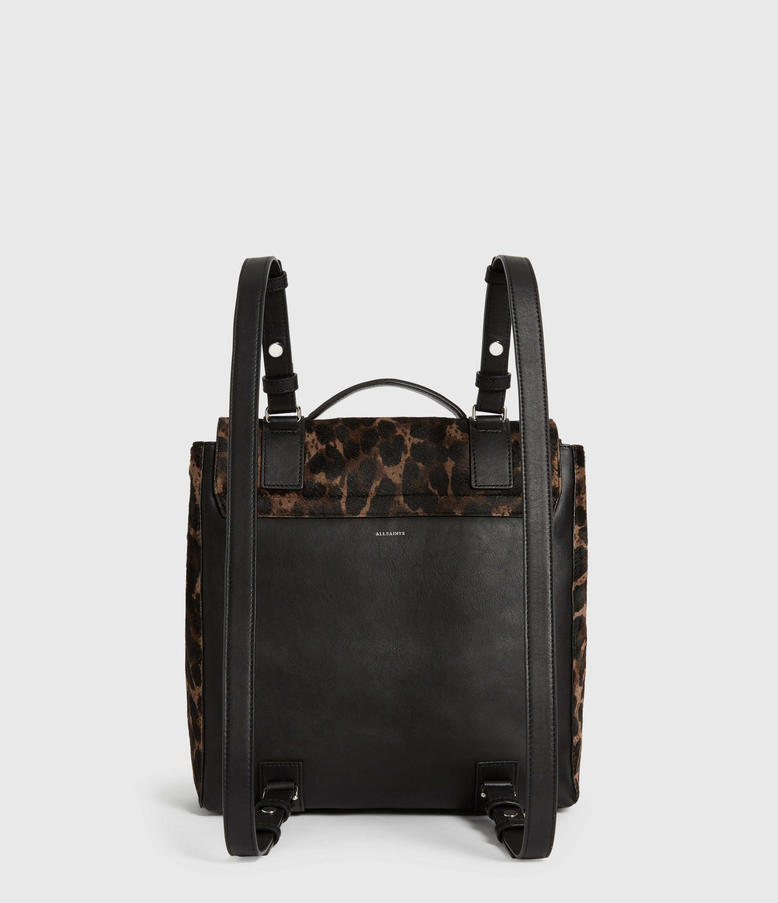 all saints leopard backpack