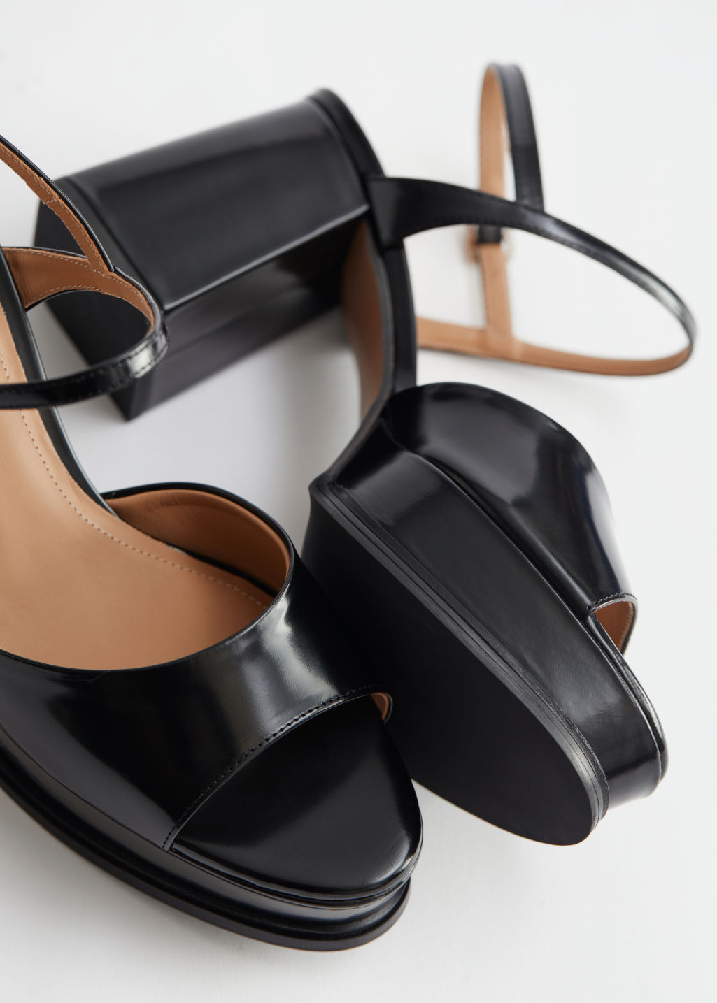 slingback platform sandals