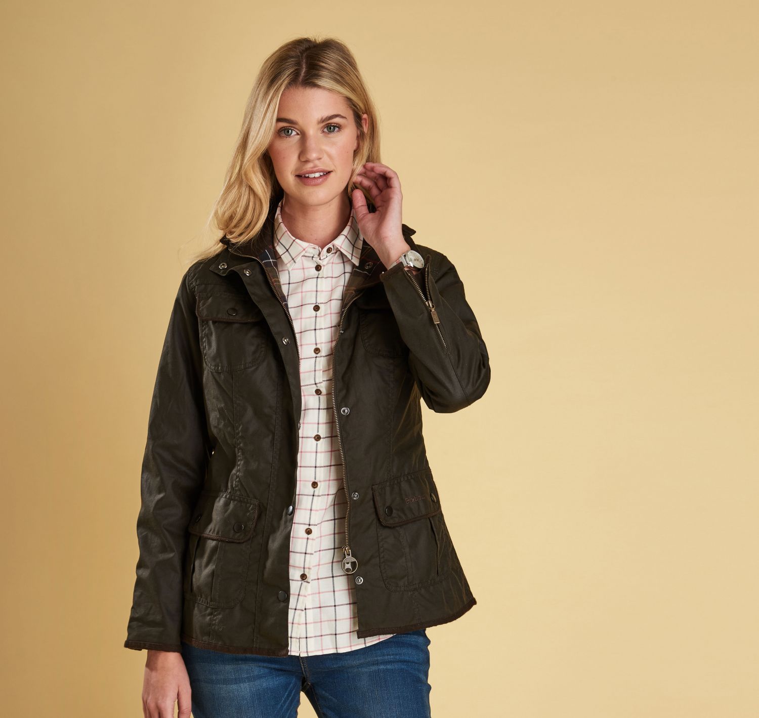 barbour chaffinch wax jacket