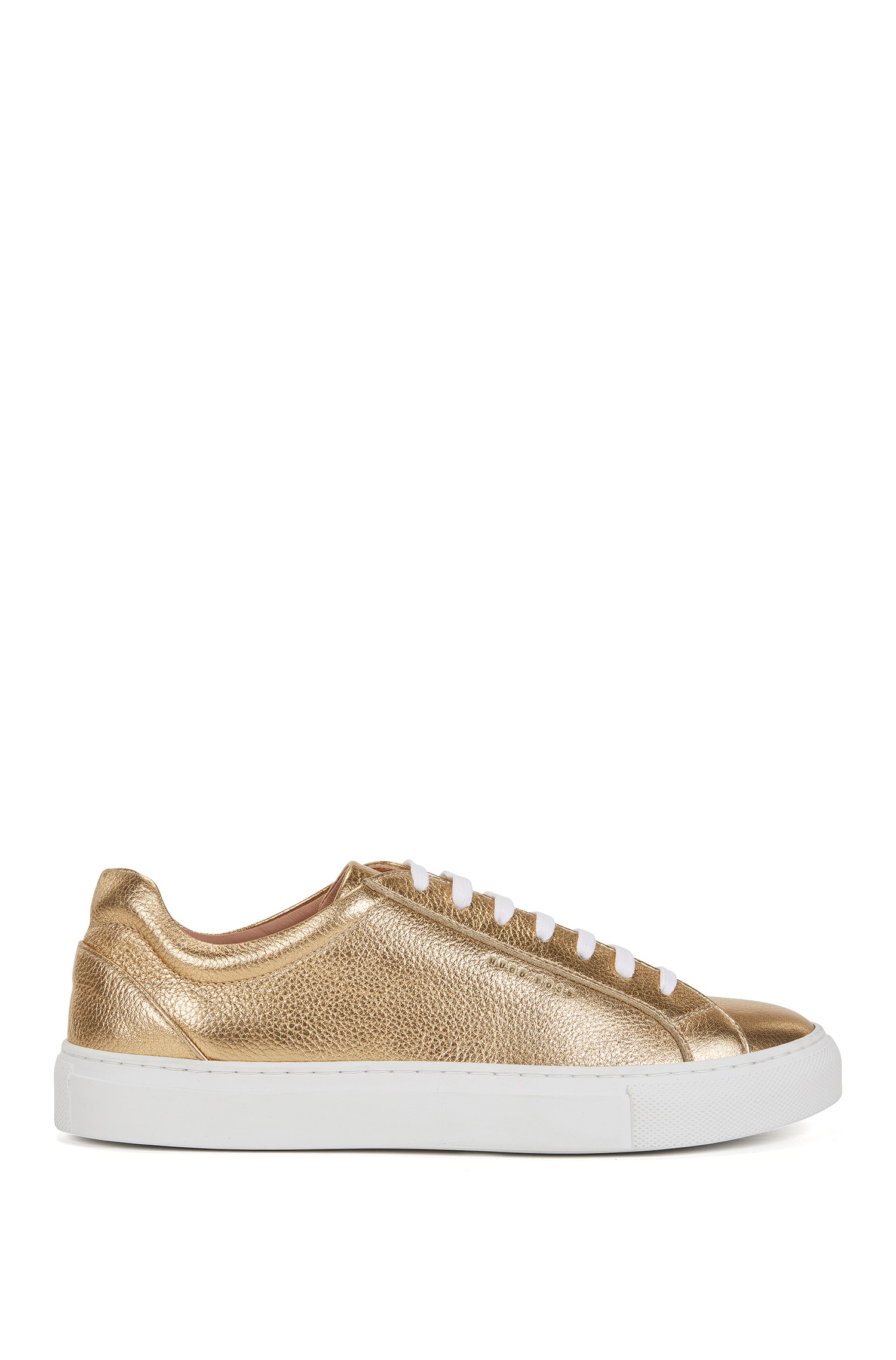 boss gold trainers