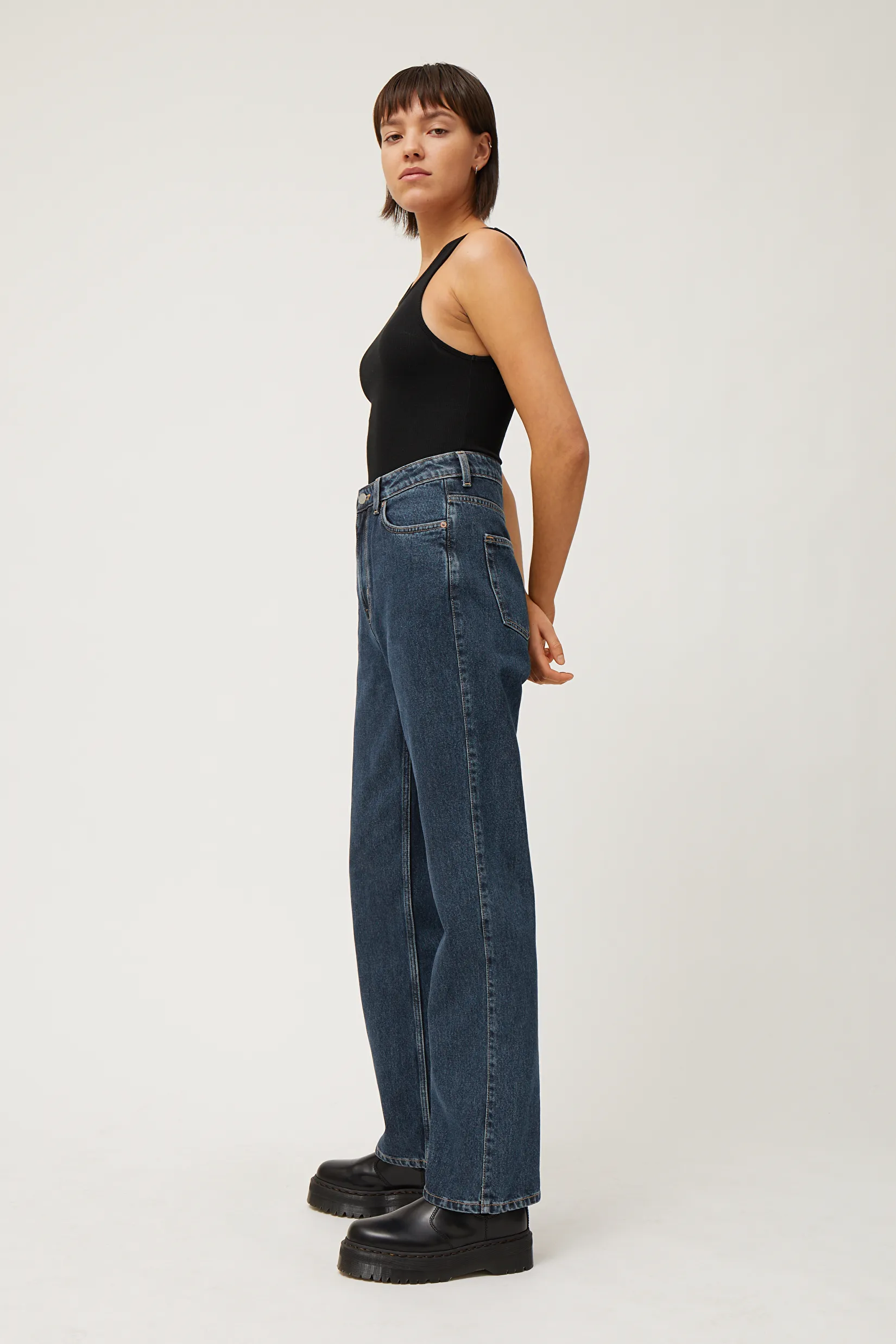 weekday straight leg jeans