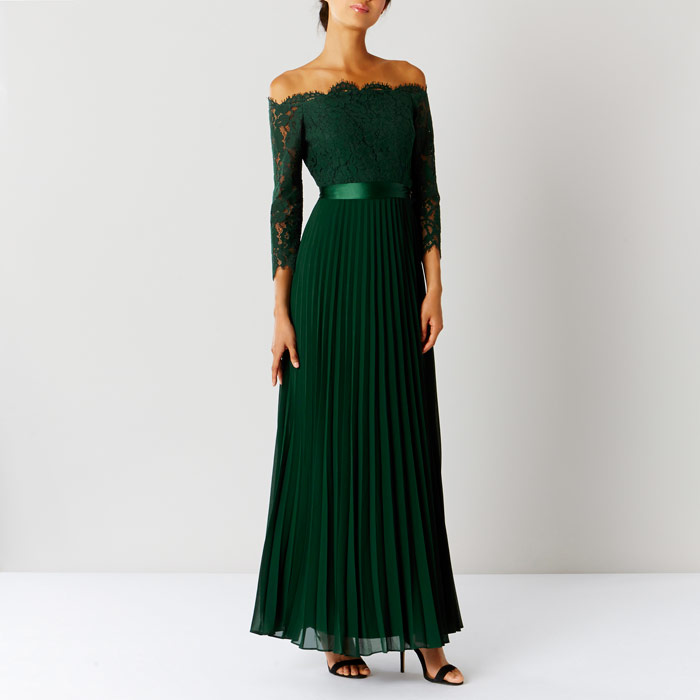 coast green lace dress