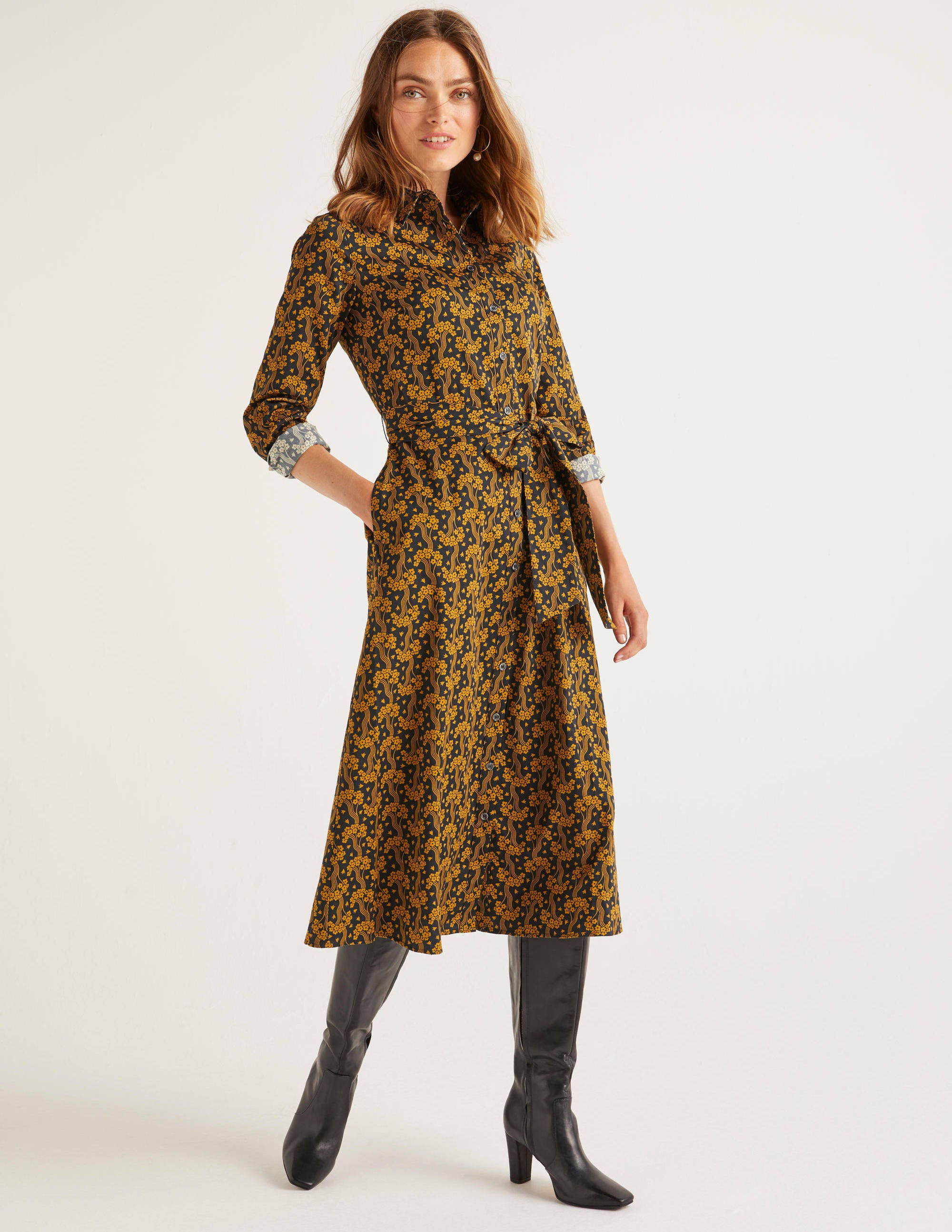 boden isadora shirt dress