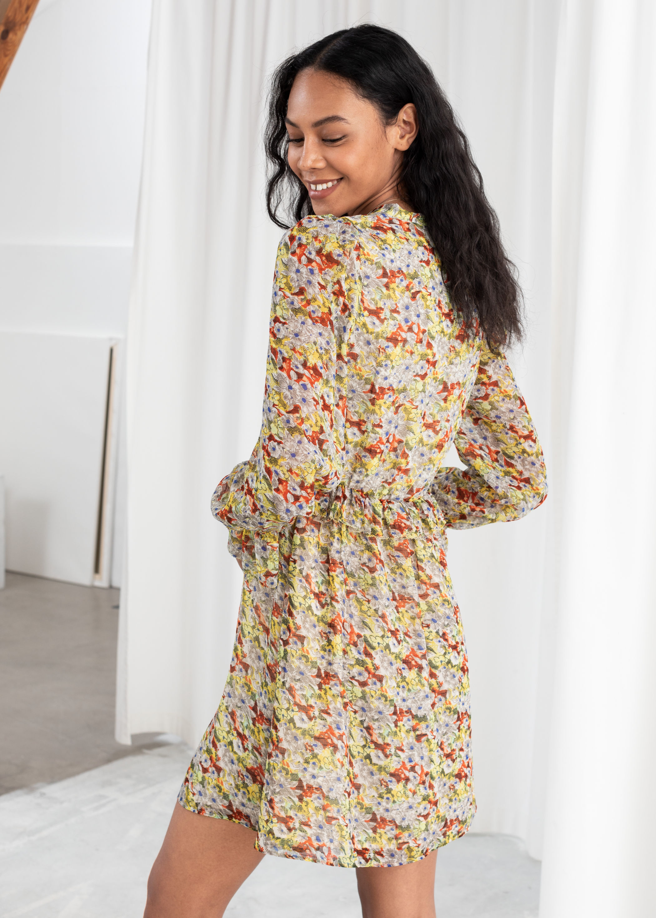 other stories floral dress