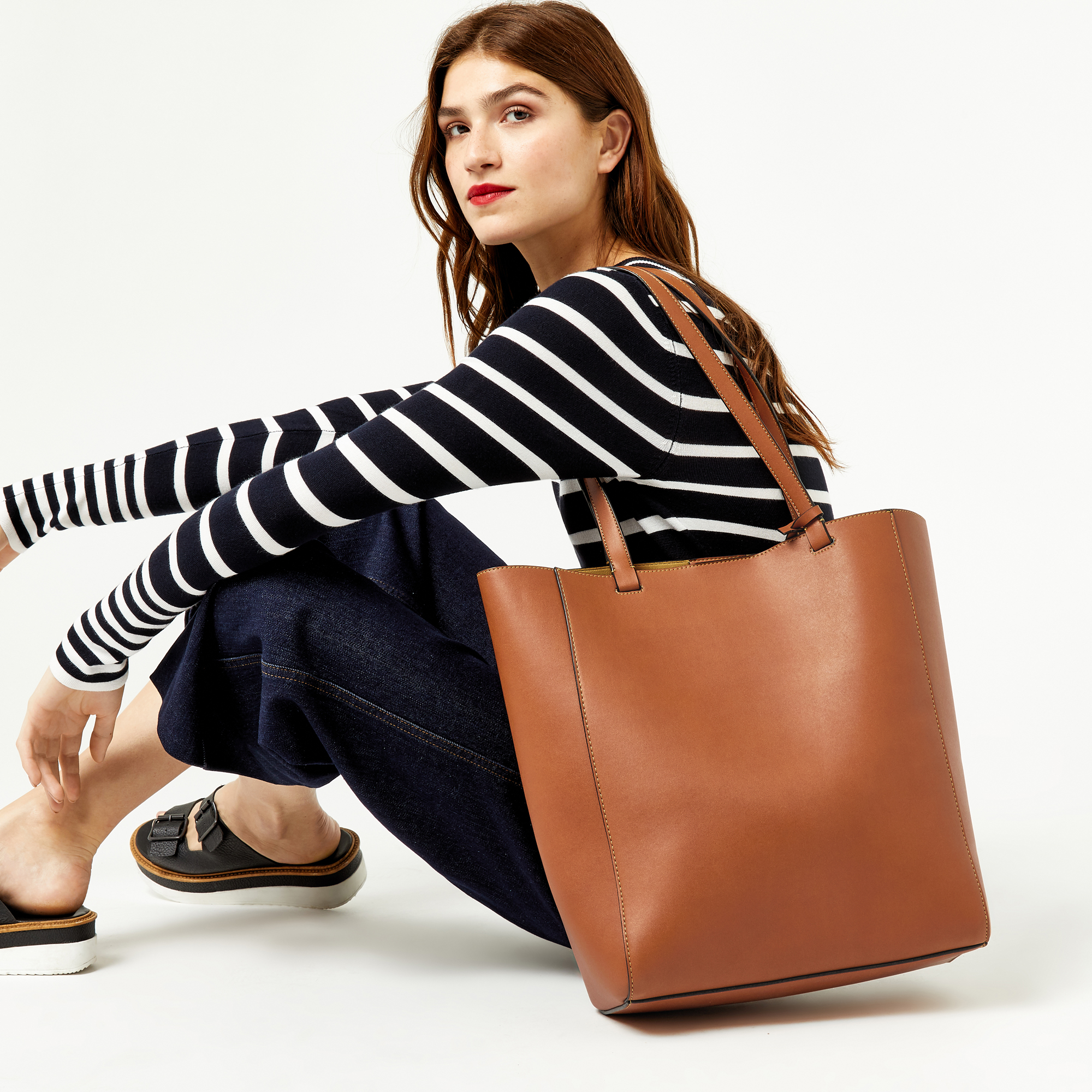 warehouse casual shopper bag