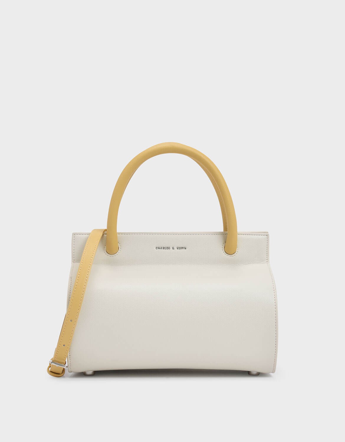 charles and keith top handle structured bag