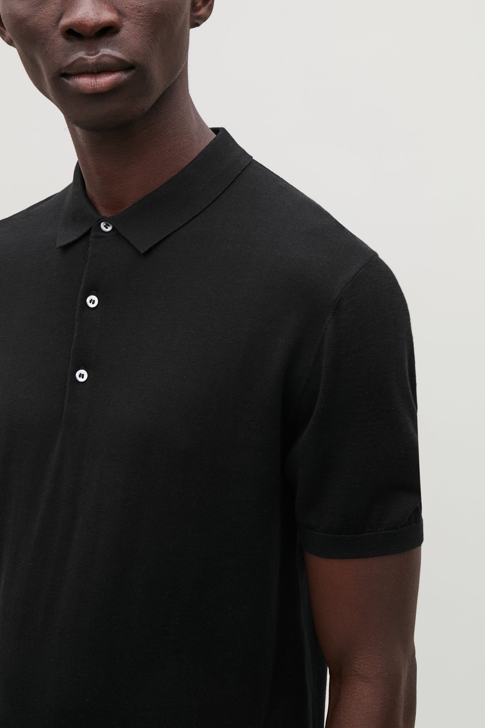 cos cotton knit polo