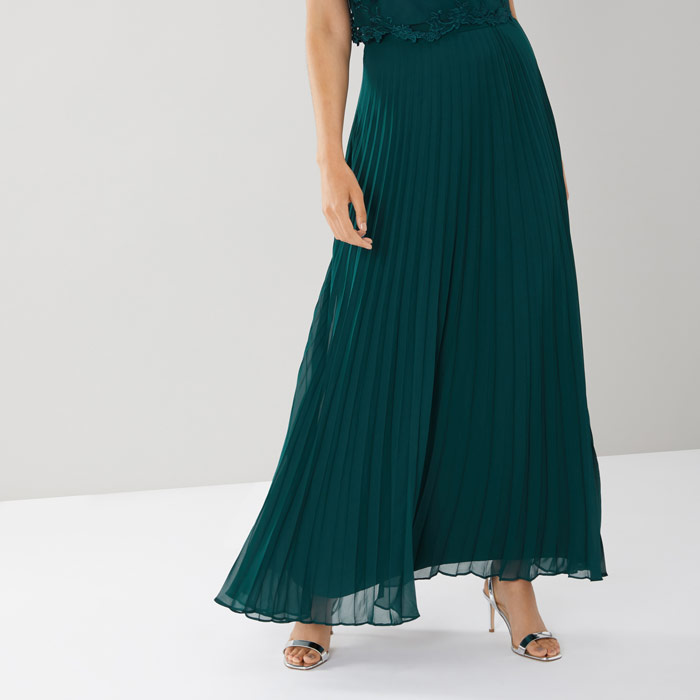 coast imi pleated maxi skirt