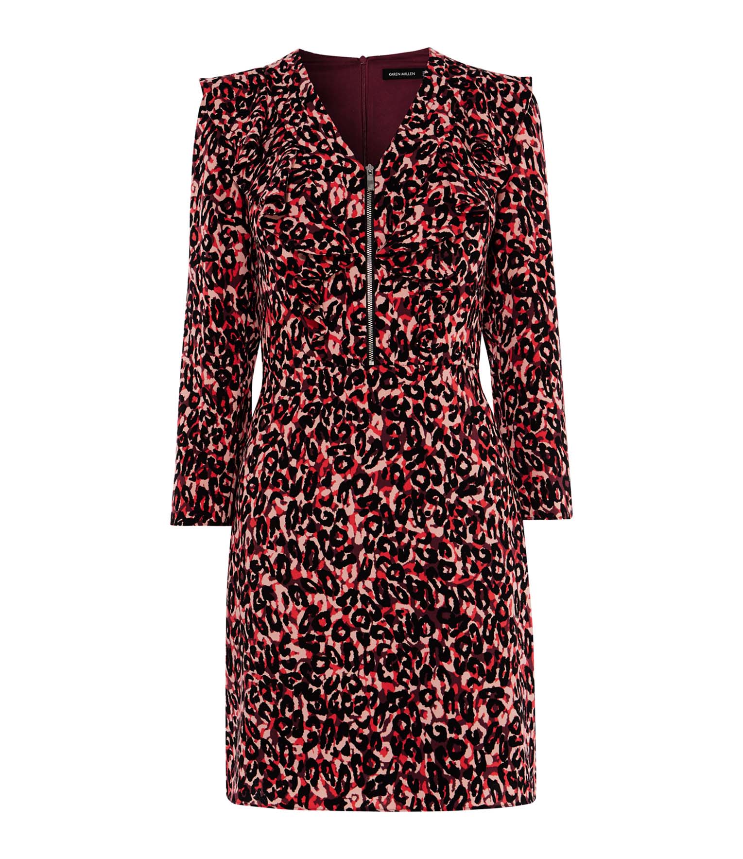 karen millen leopard mini dress