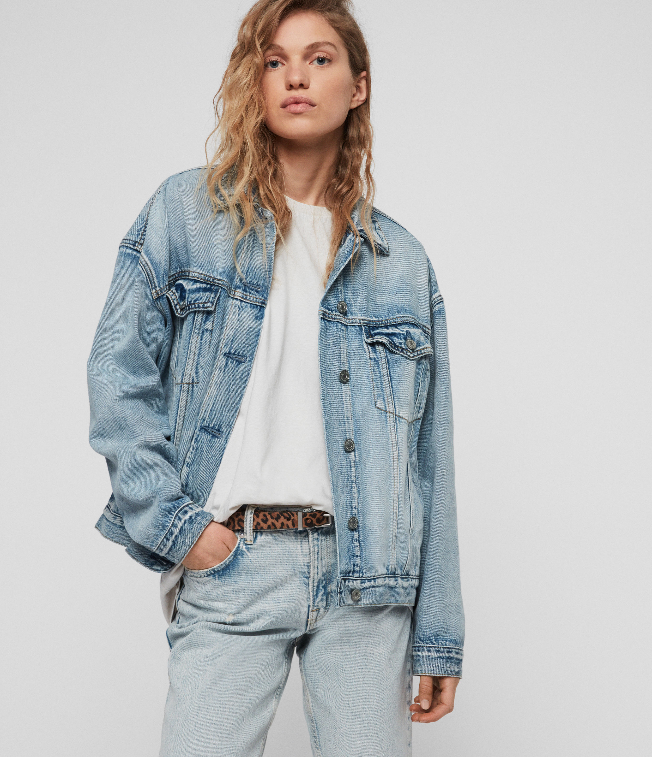 oversized denim jacket cotton on
