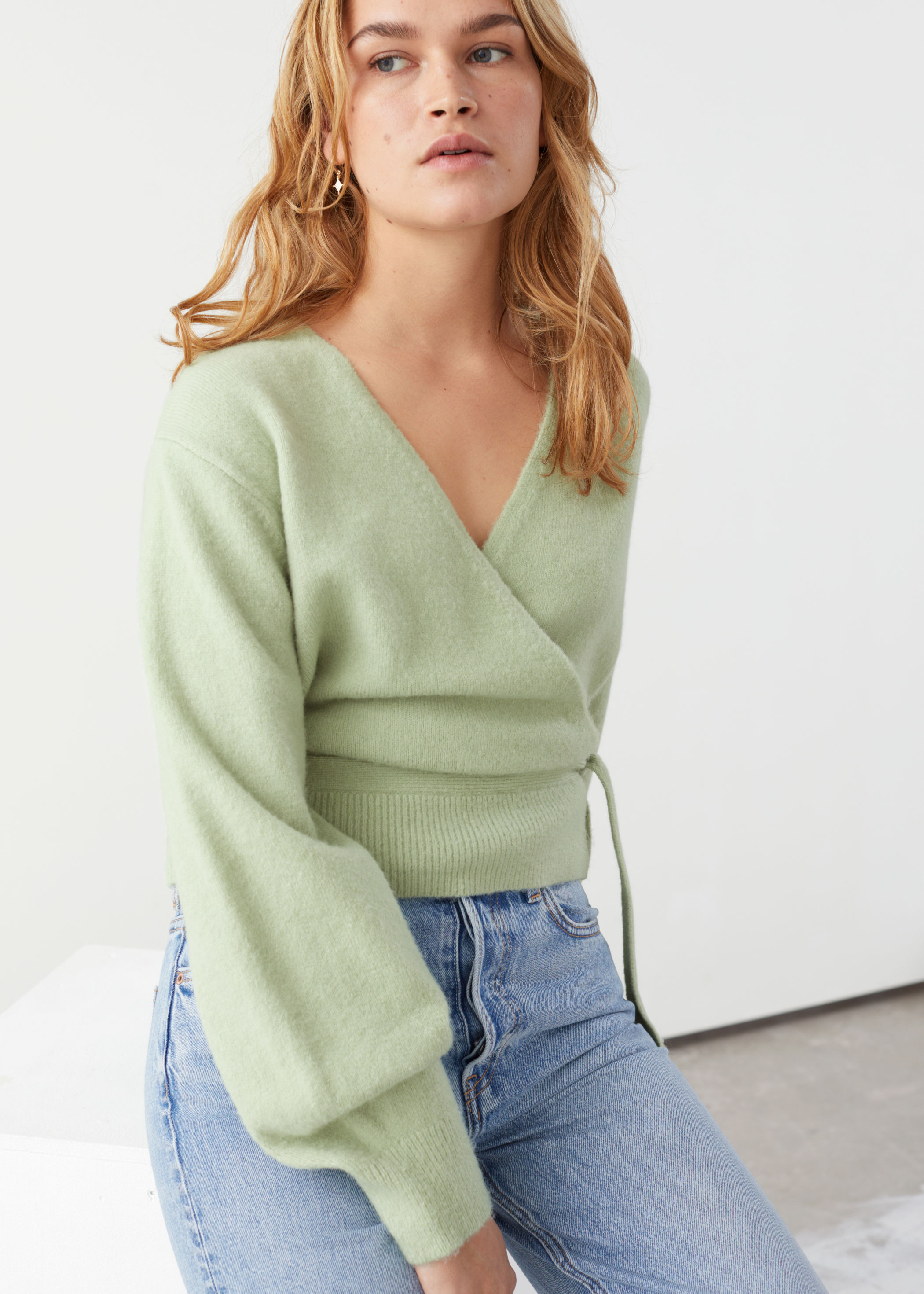 wrap cardigan long