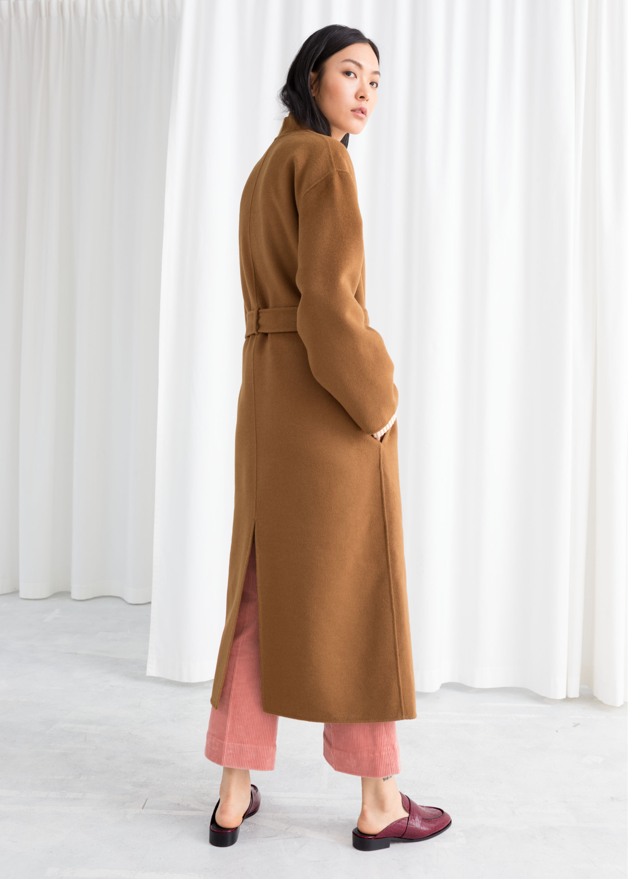 other stories camel coat