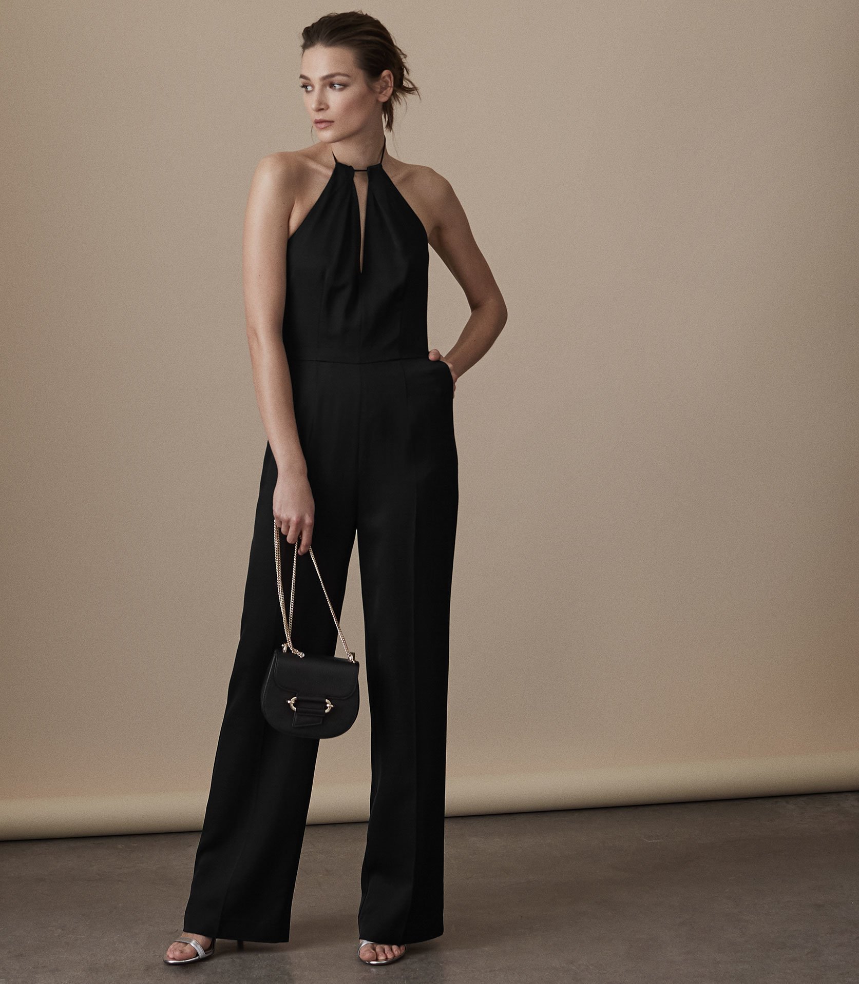 reiss carta jumpsuit