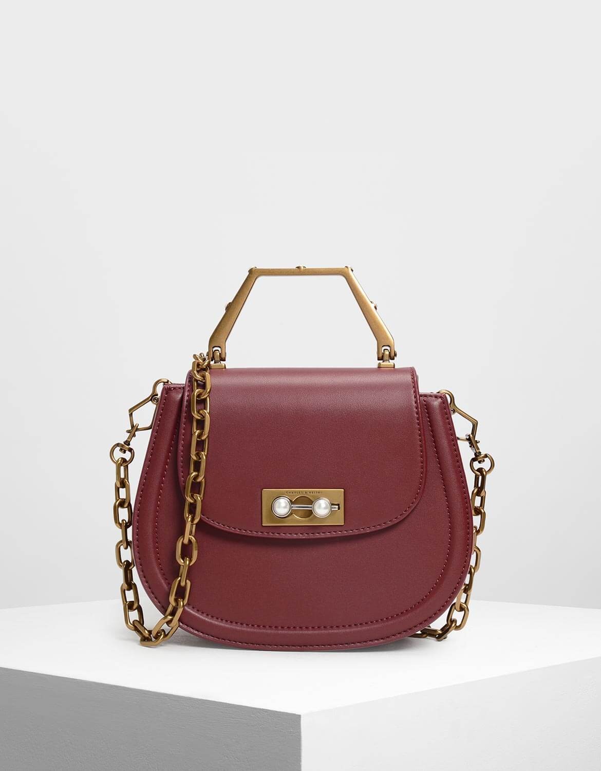 charles & keith top handle bag