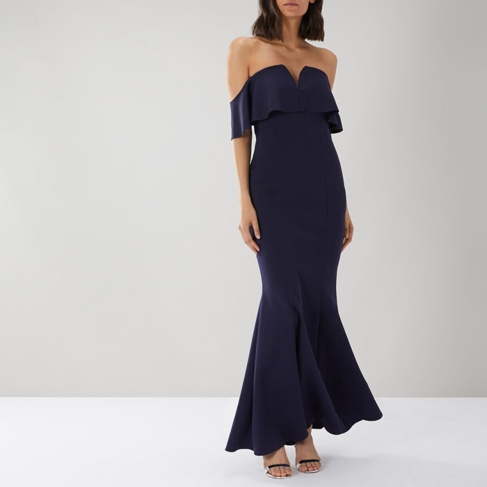 coast chloe bardot maxi dress