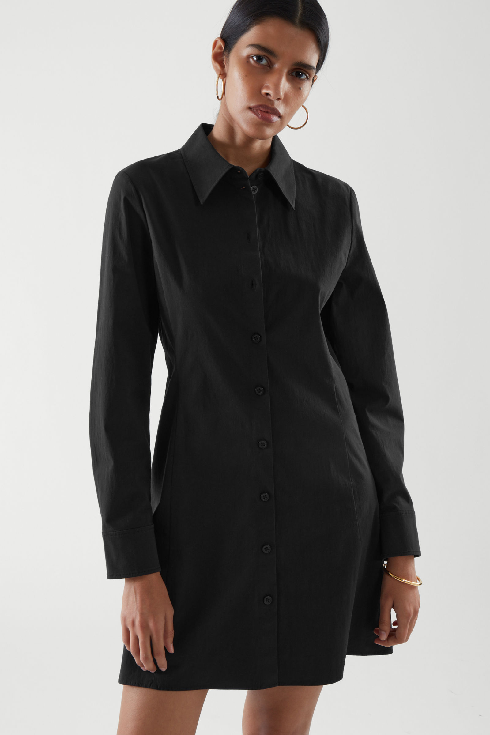 tailored shirt dress