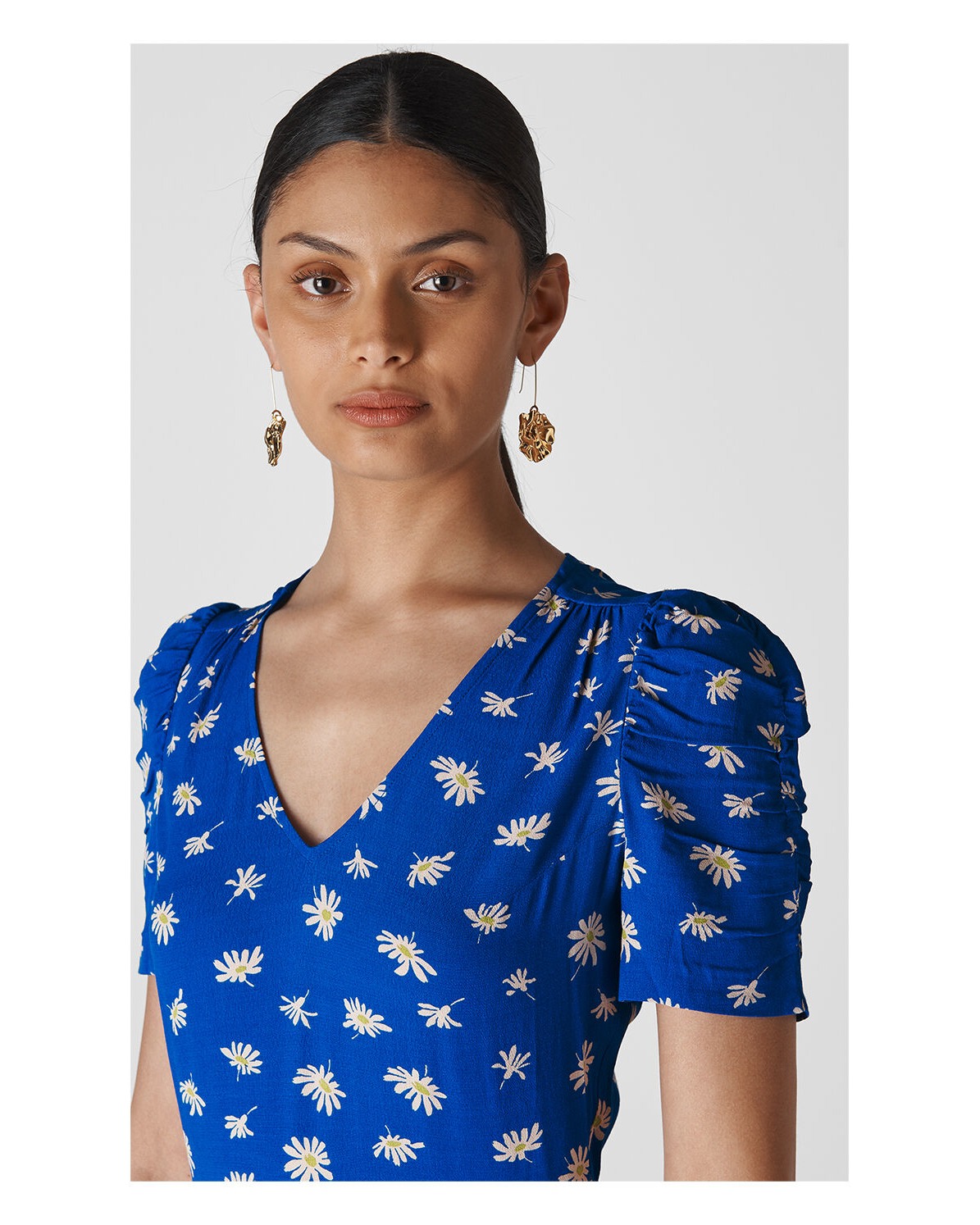 whistles daisy chain wrap dress