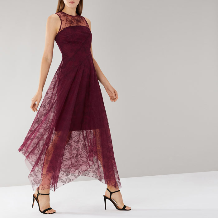 coast embroidered dress