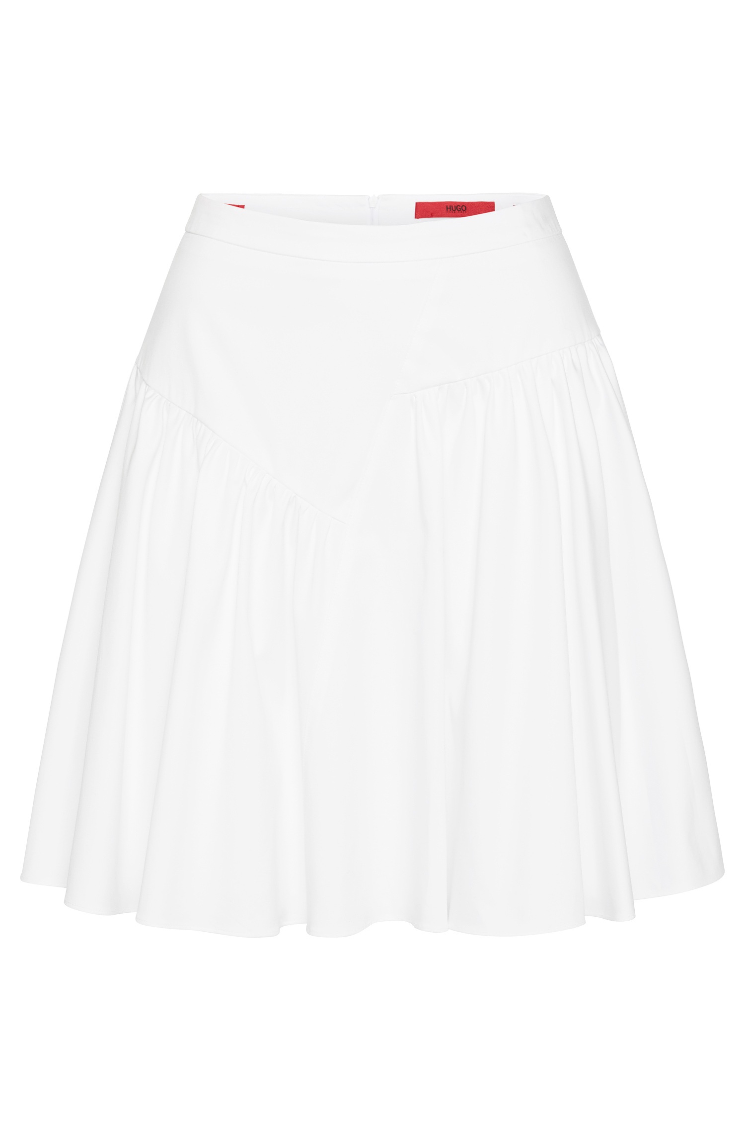 hugo boss pleated white skirt