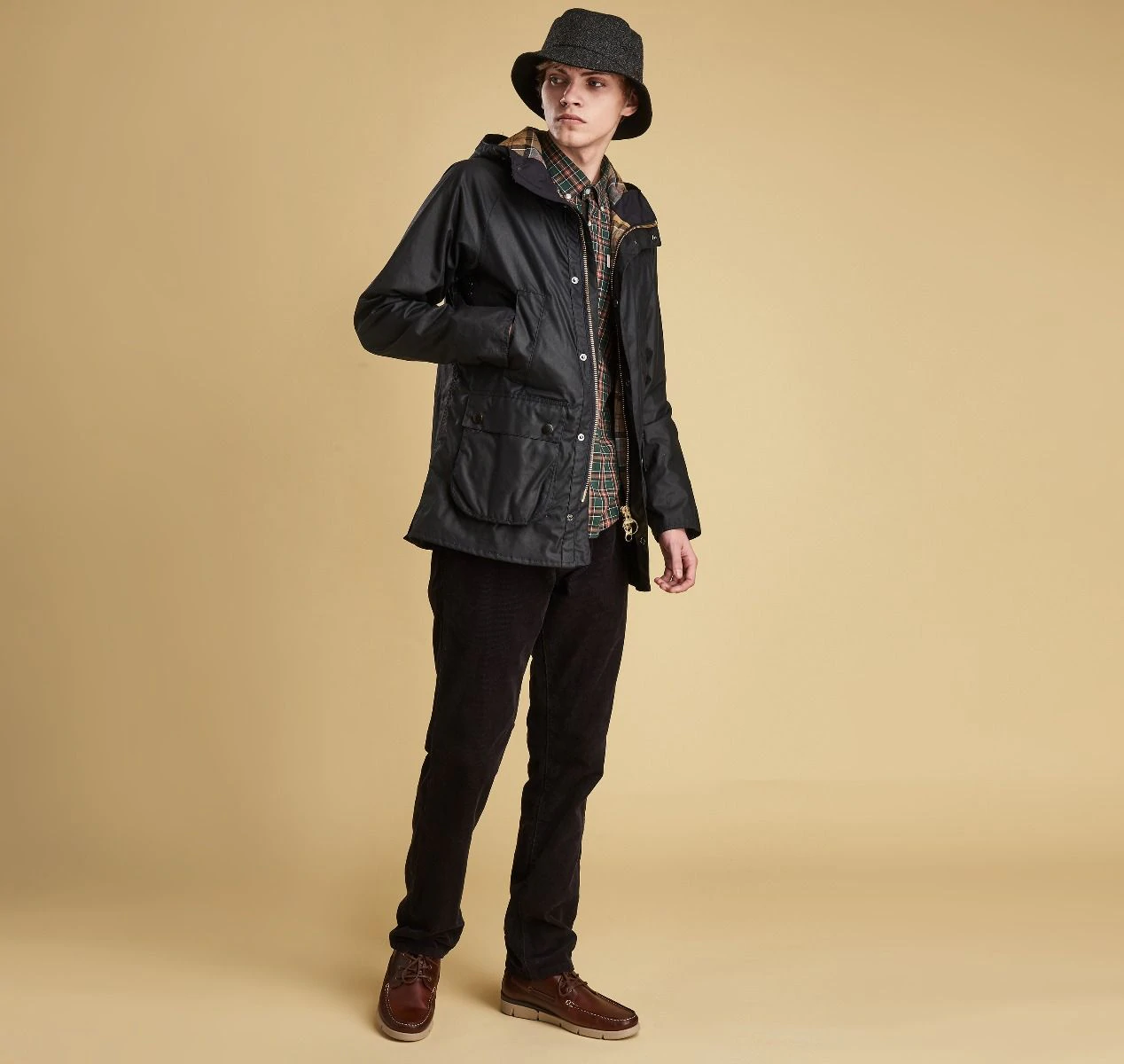 barbour bedale hooded wax jacket