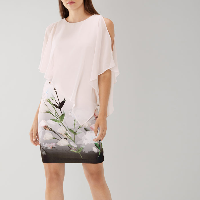 coast tina overlay dress