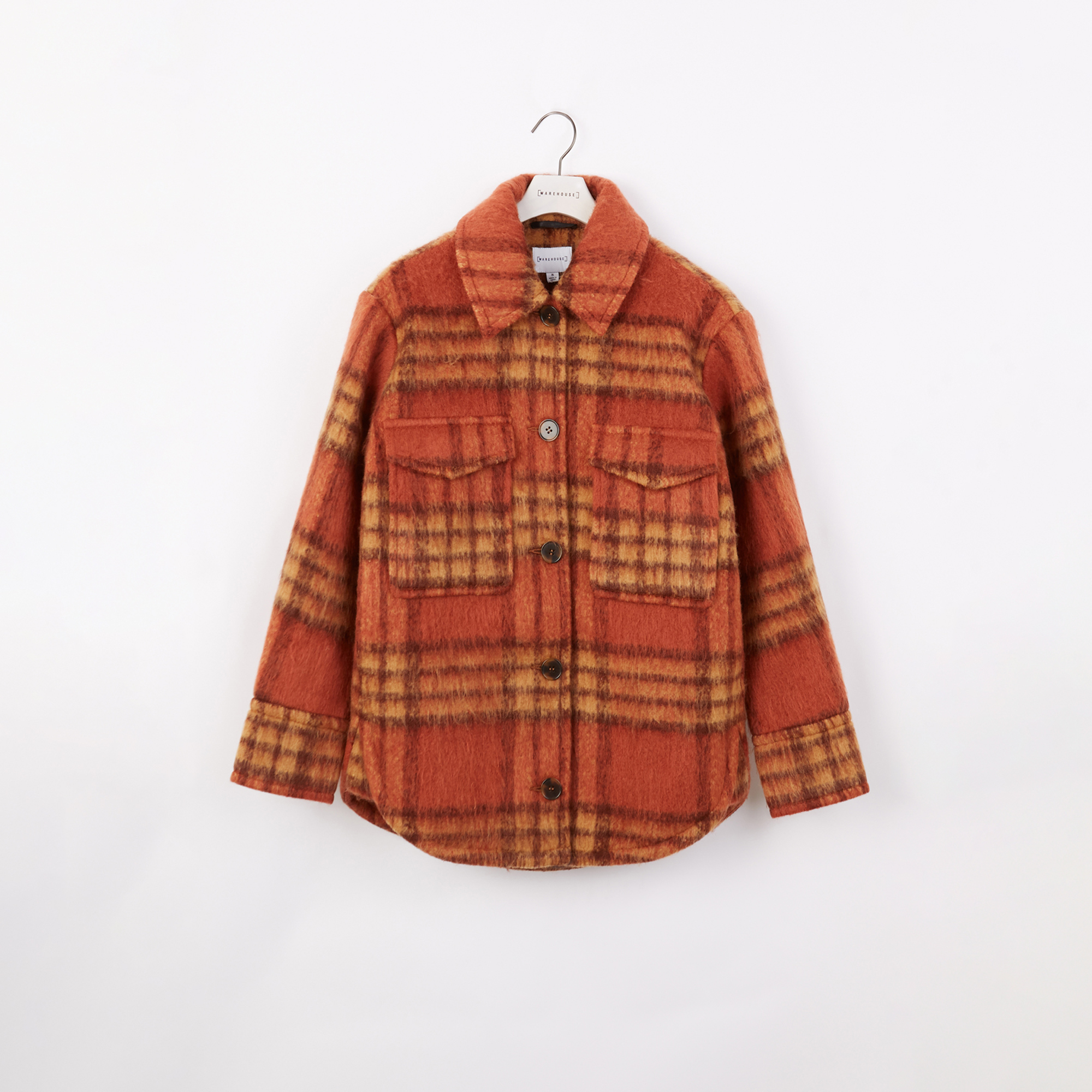 checked trucker jacket