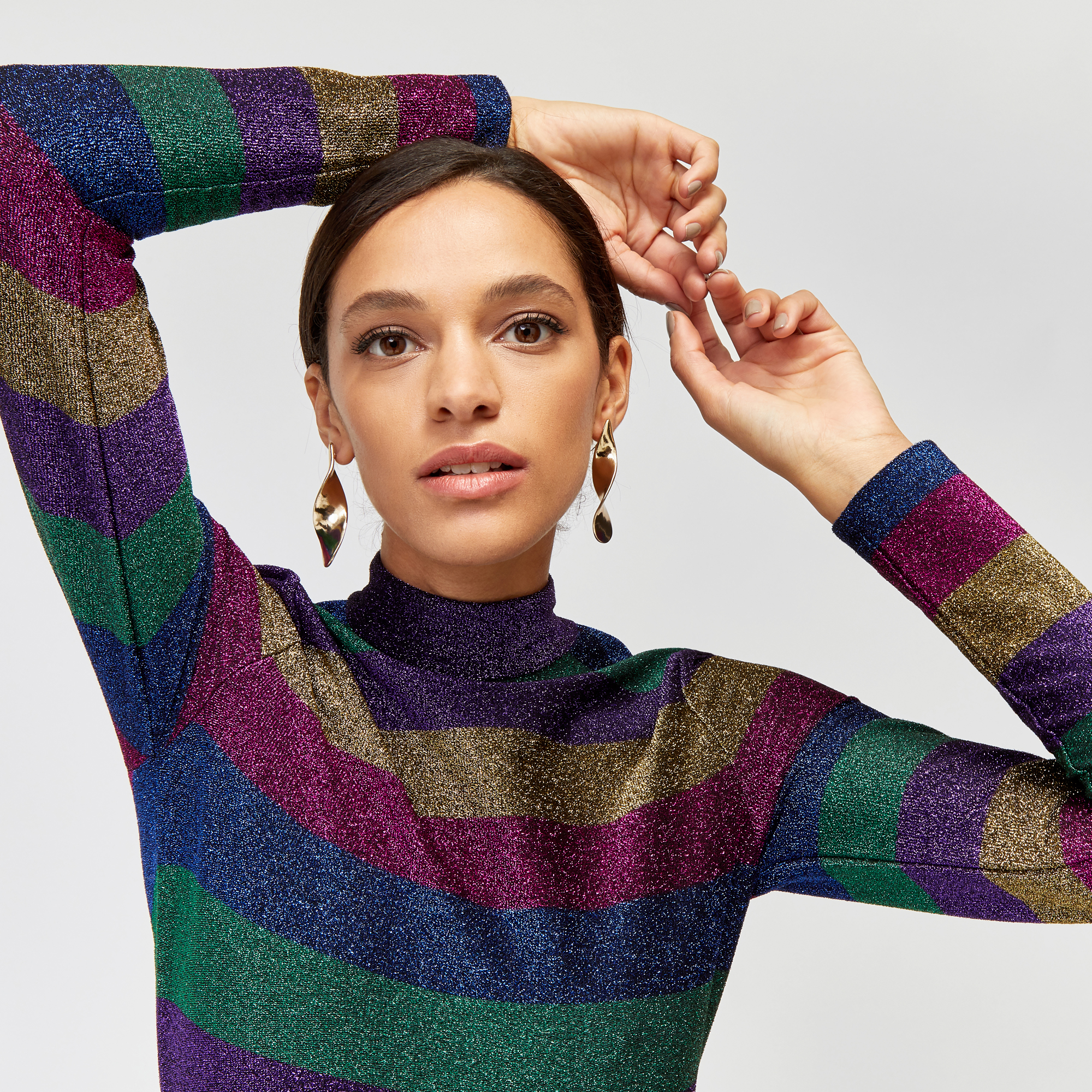 sparkly knitted dress