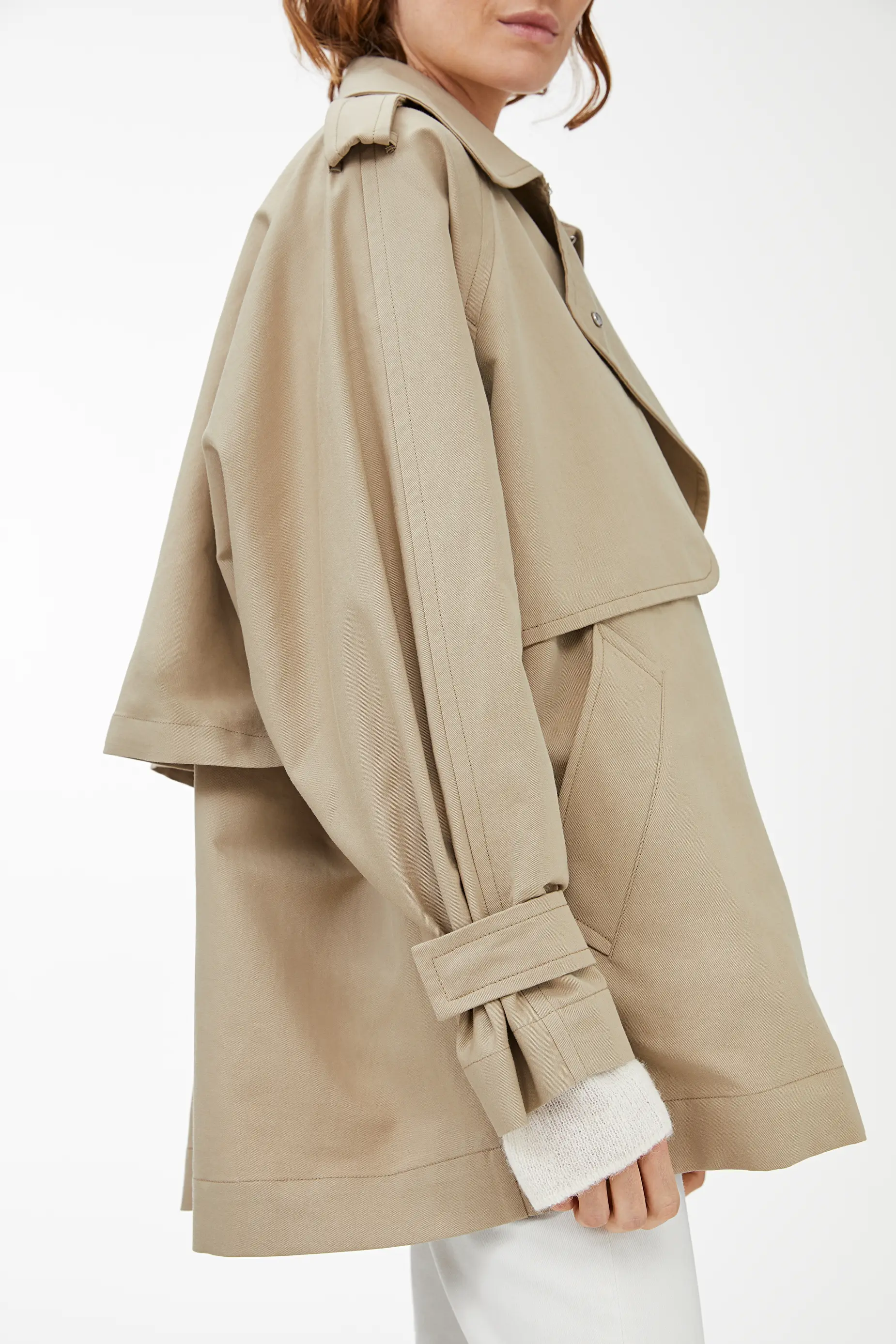 short trench jacket