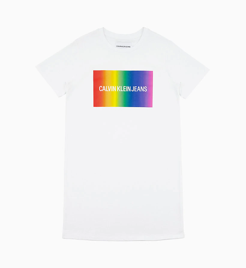 rainbow calvin klein shirt