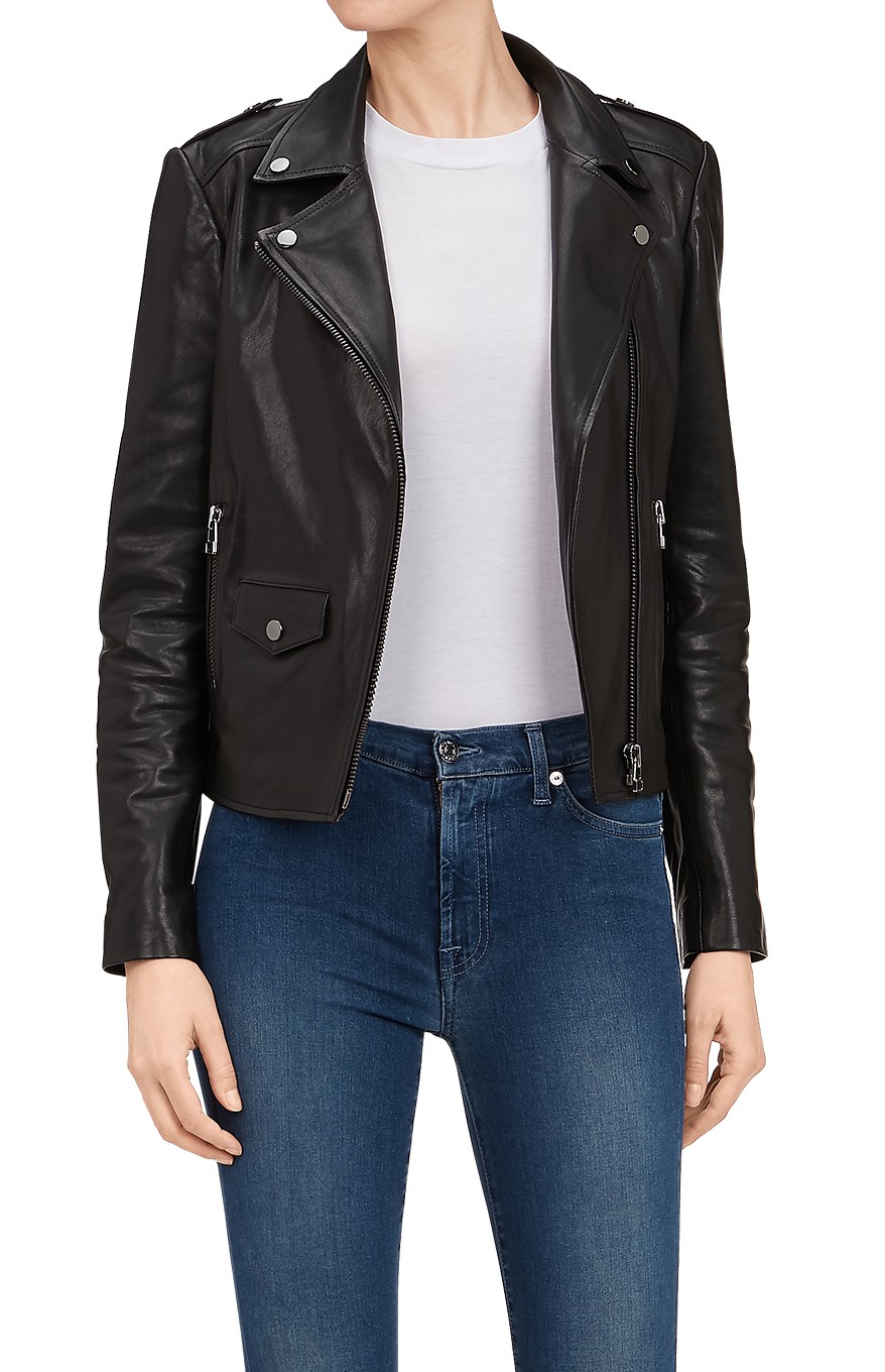 for all mankind leather jacket